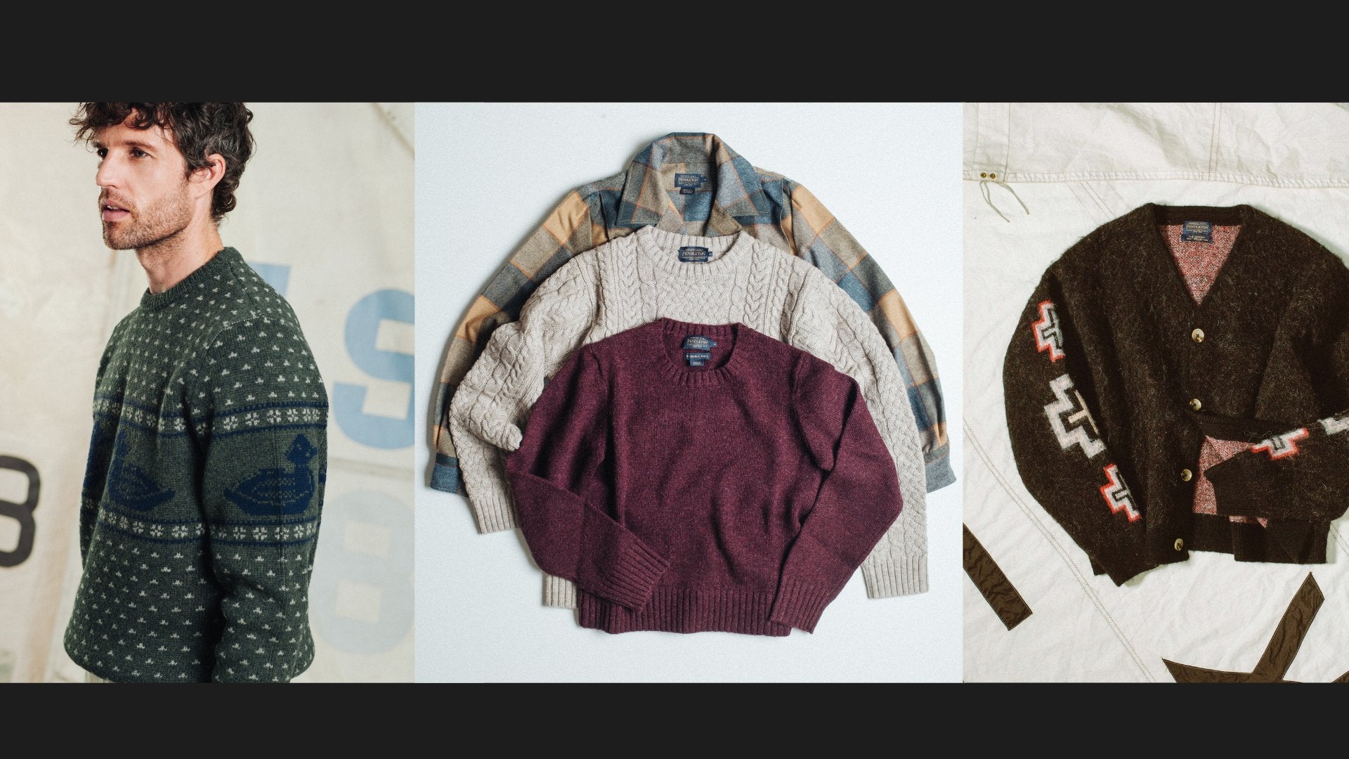 HOMEWARE SCENE WITH PENDLETON BLANKET