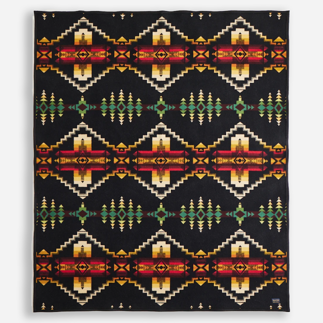 Couverture Jacquard - Quatre Coins