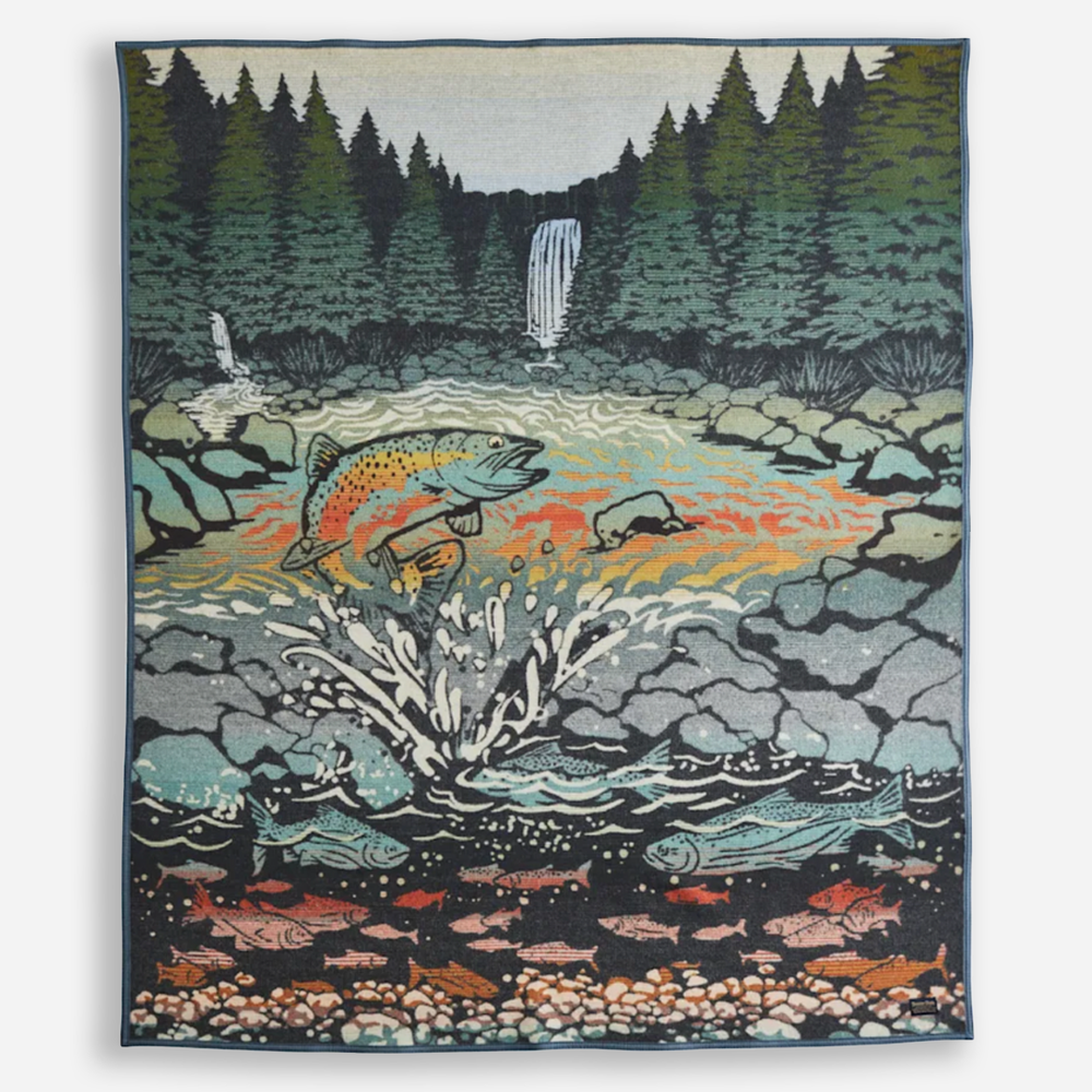 Jacquarddecke - Salmon Falls