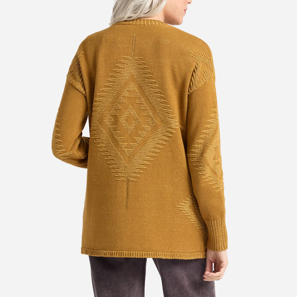 Womens Sierra Springs Cardigan - Bronze/Curry
