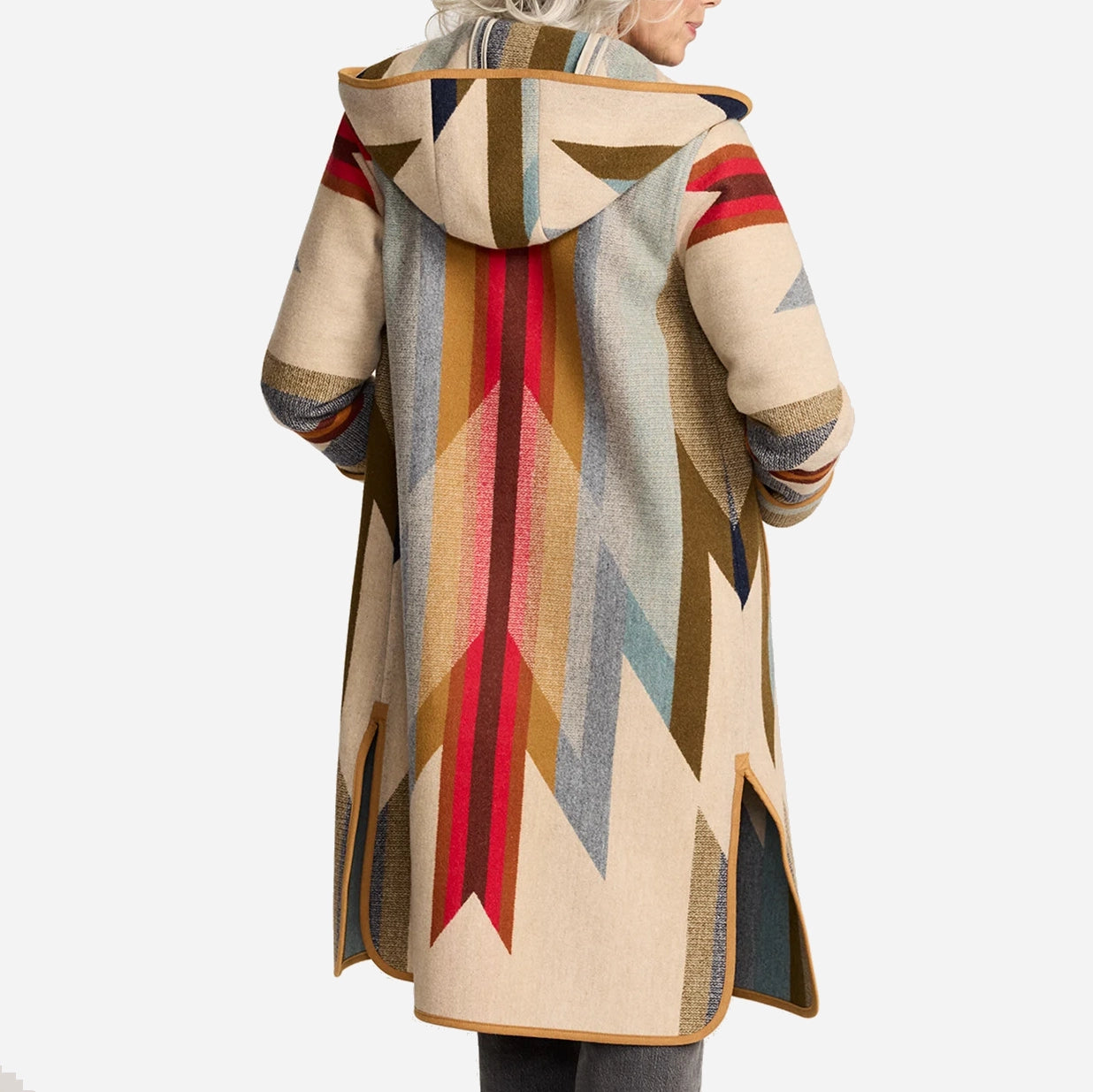 Womens Wool Blanket Coat - Wyeth Trail