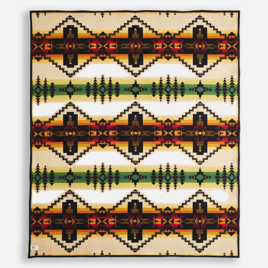 Couverture Jacquard - Quatre Coins