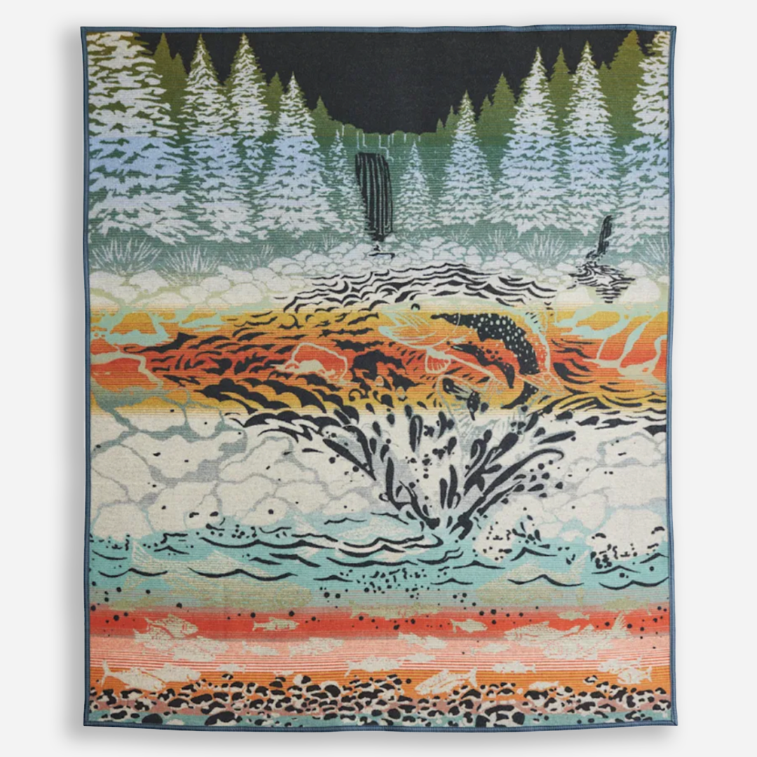 Jacquarddecke - Salmon Falls