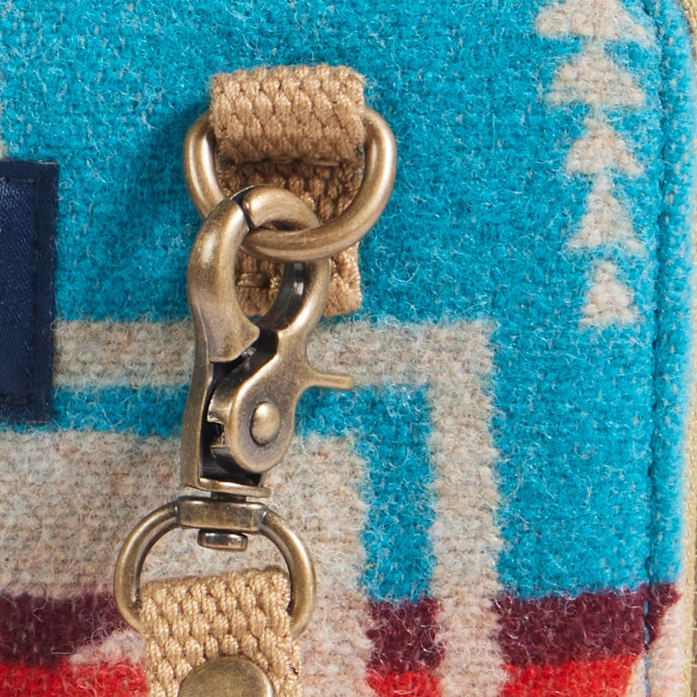 Wool Crossbody Organiser - Harding Turquoise