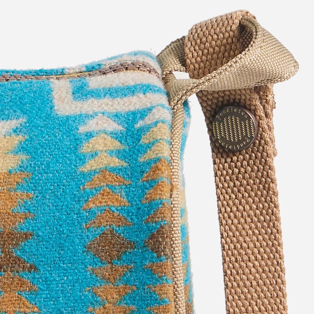 Wool Barrel Bag - Harding Turquoise