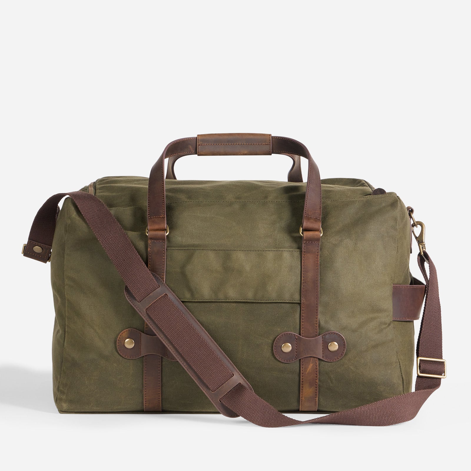 Odyssey Waxed Canvas Duffle Bag - Olive