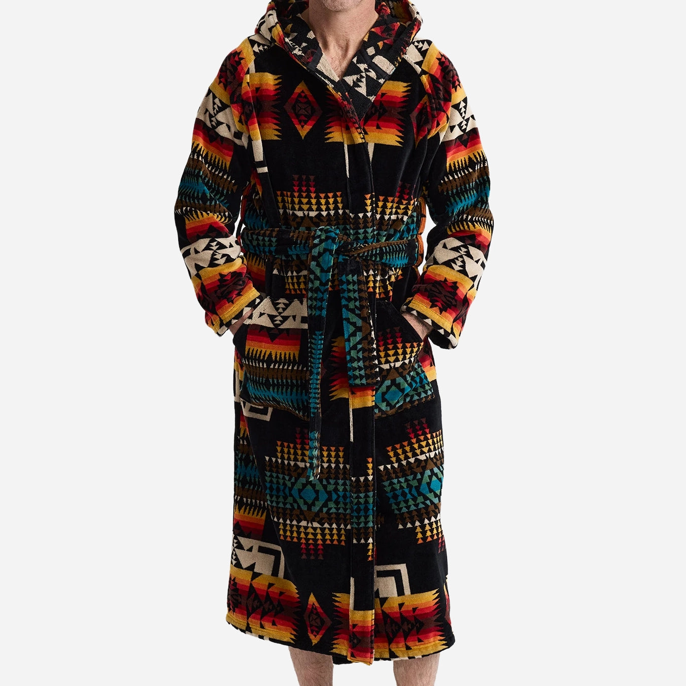Bath Robe - Chief Joseph Black