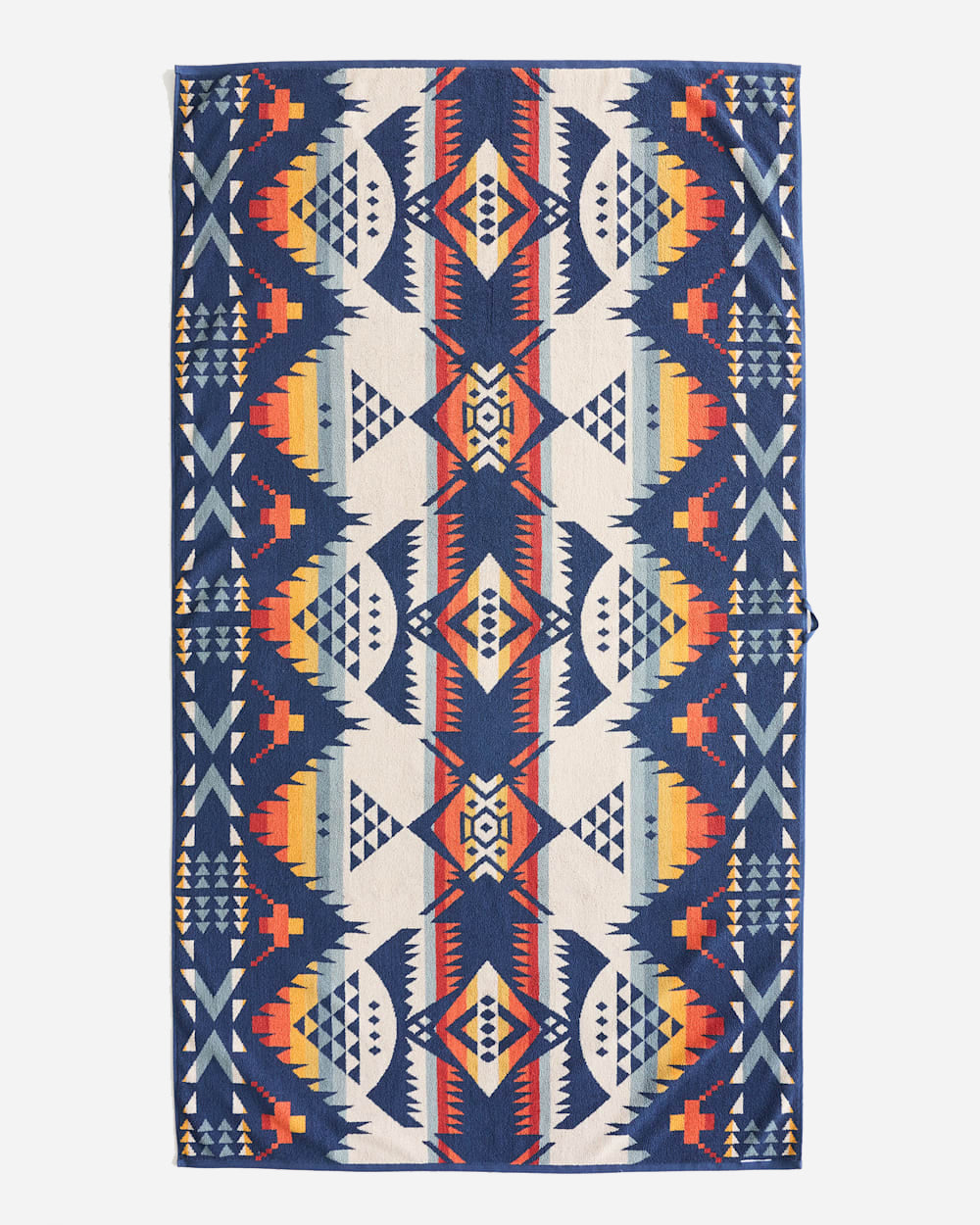 Serviette de plage Jacquard - Nehalem Navy