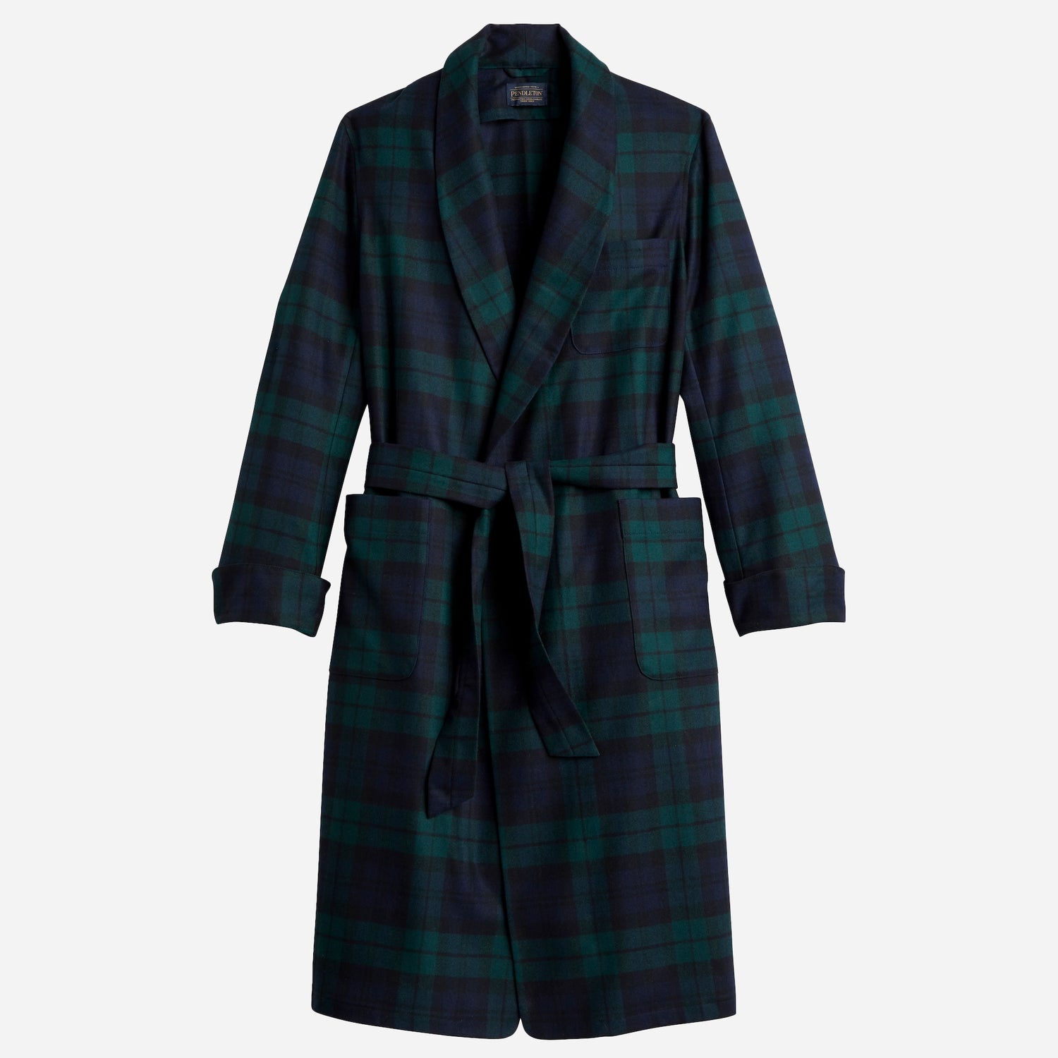 LOUNGE ROBE - BLACK WATCH TARTAN
