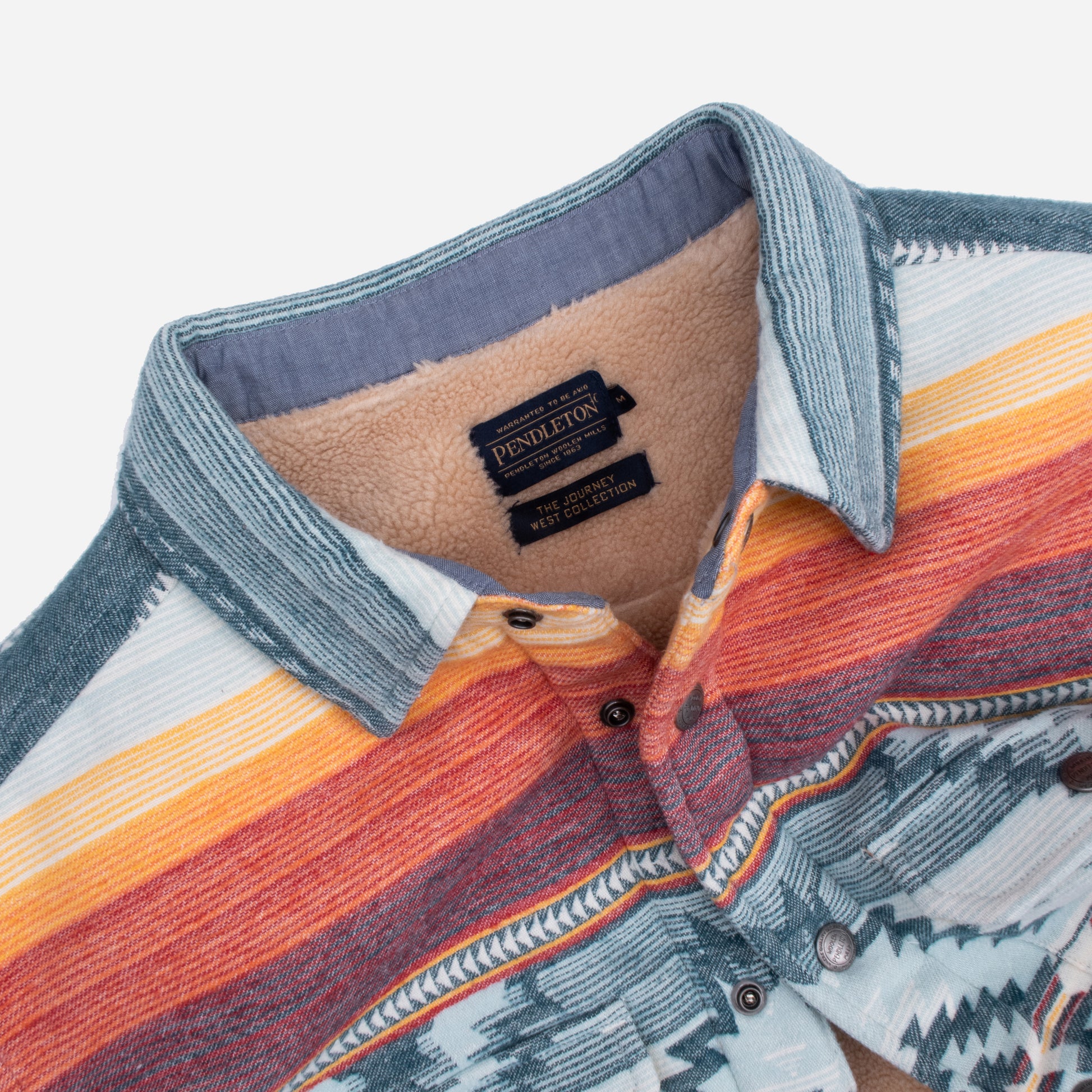 Bay City Sherpa Jacket - Saltillo Stripe
