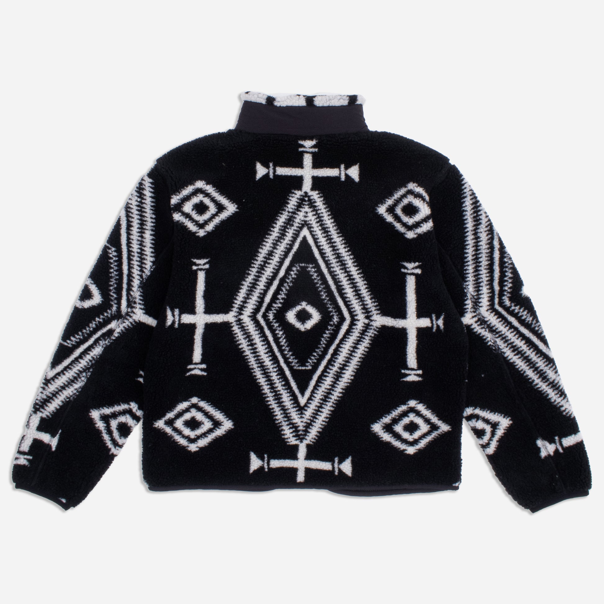 Jacquard Sherpa Fleece Jacket - Los Ojos