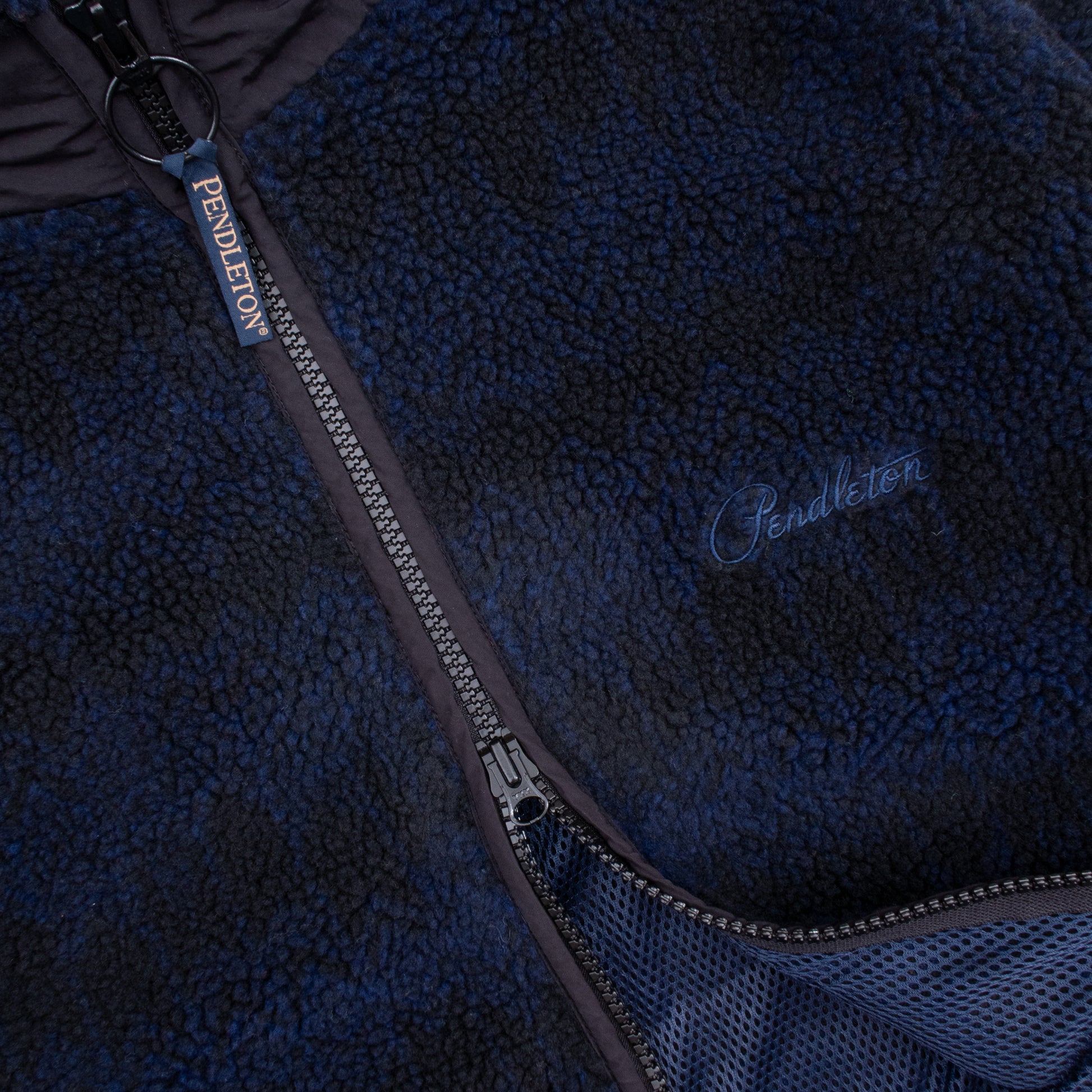 Jacquard Sherpa Fleece Jacket - Skywalkers Navy