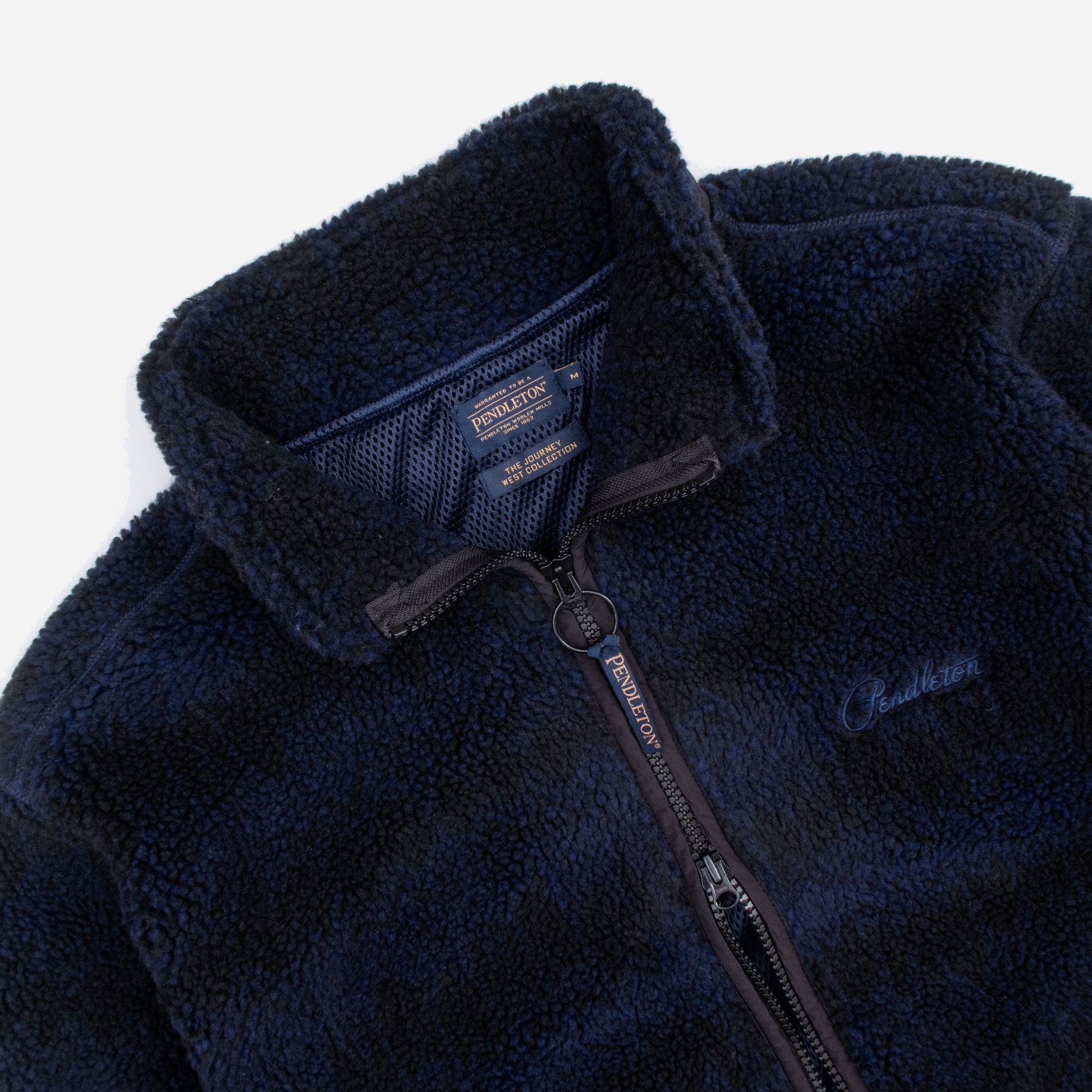 Jacquard Sherpa Fleece Jacket - Skywalkers Navy