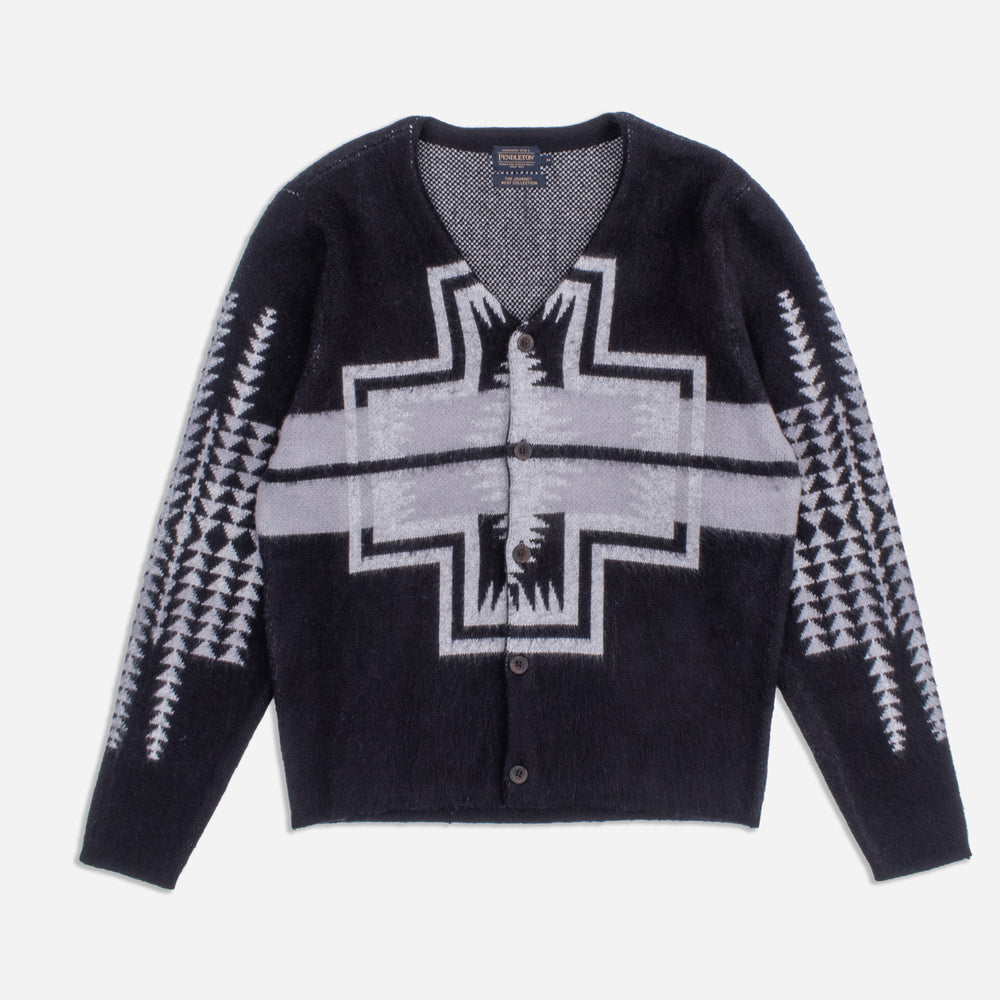 Women's Band Cardigan - Black Harding