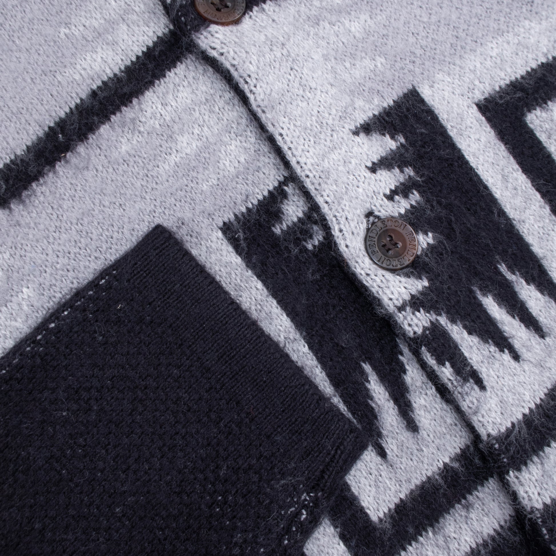 Band Cardigan - Black Harding