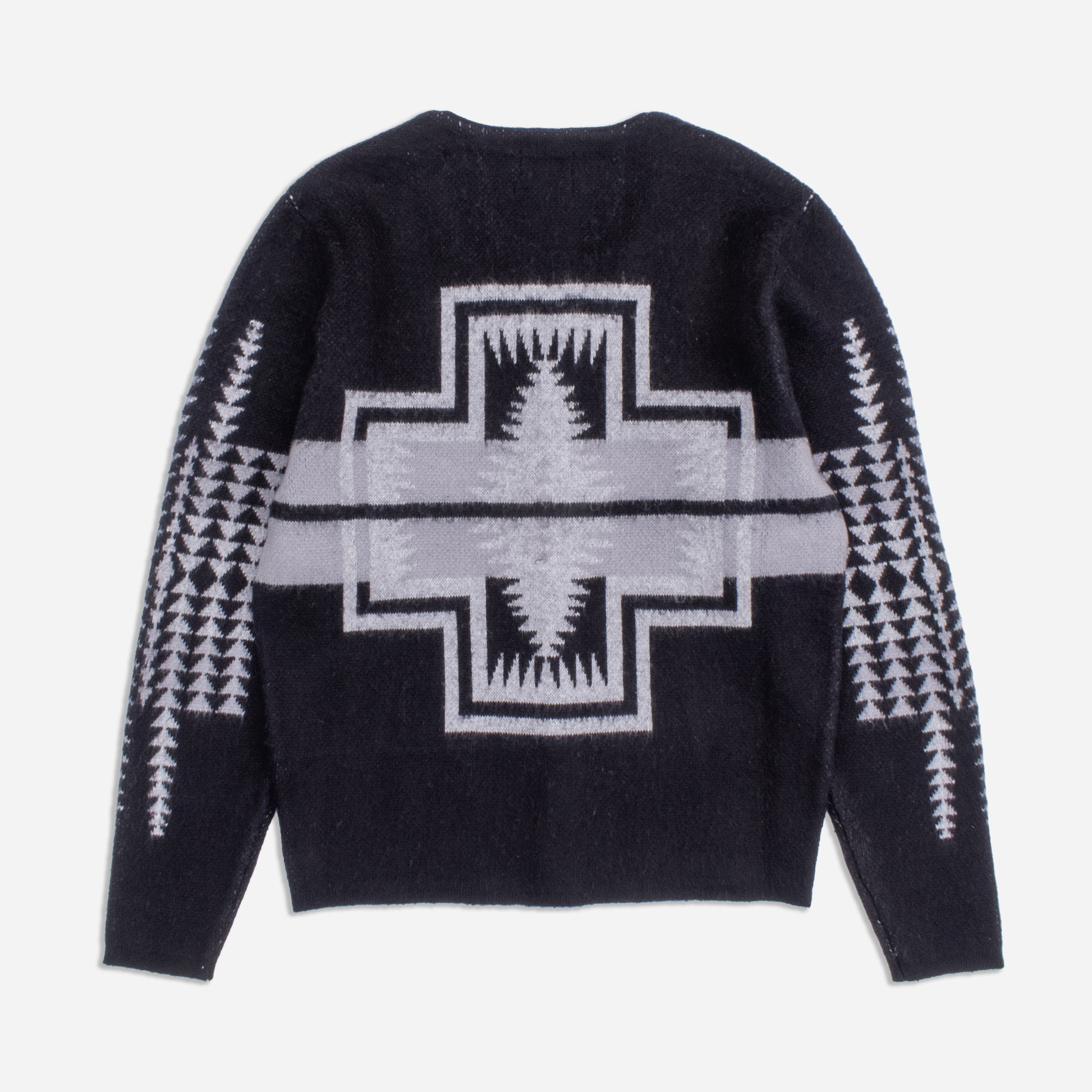 Band Cardigan - Black Harding