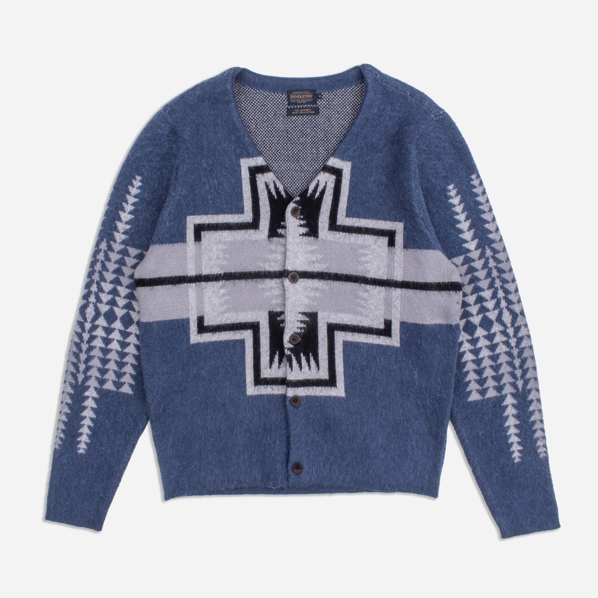 Band Cardigan - Blue Harding