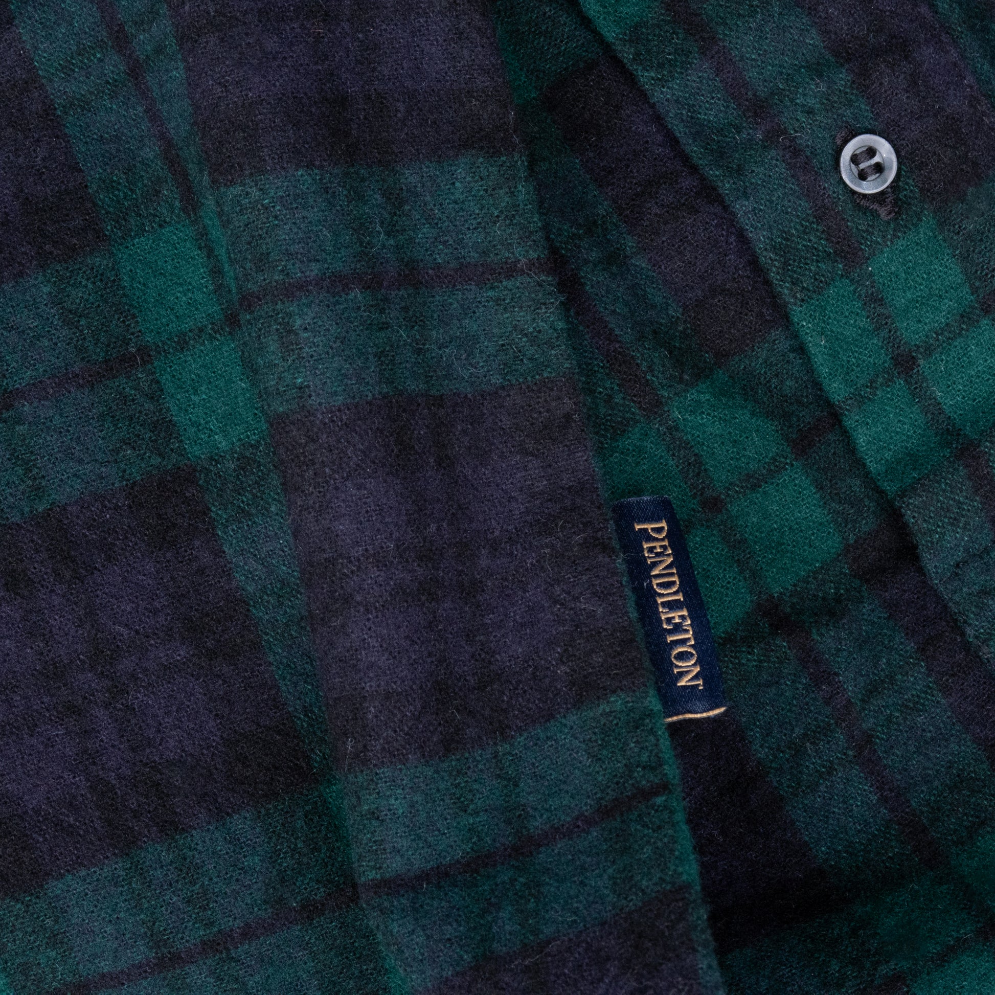 Lined Collar Shirt - Black Watch Tartan