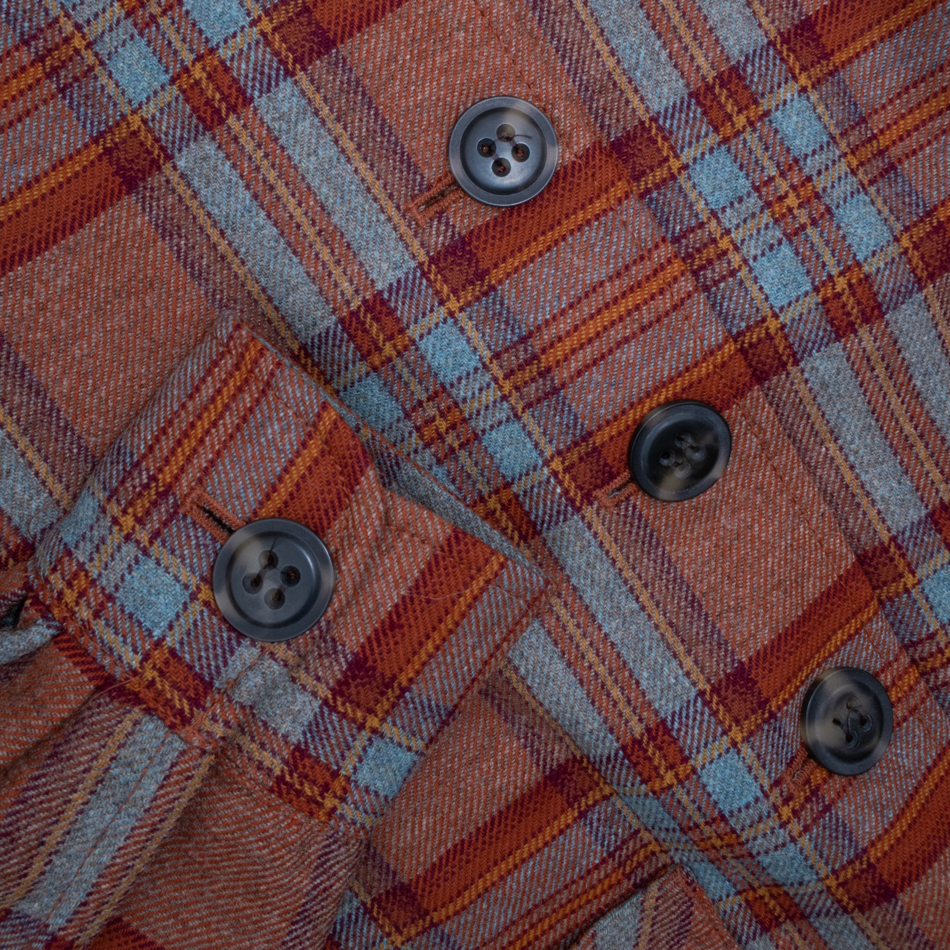 Womens Original 49ers Wool Jacket - Brick Multi Plaid