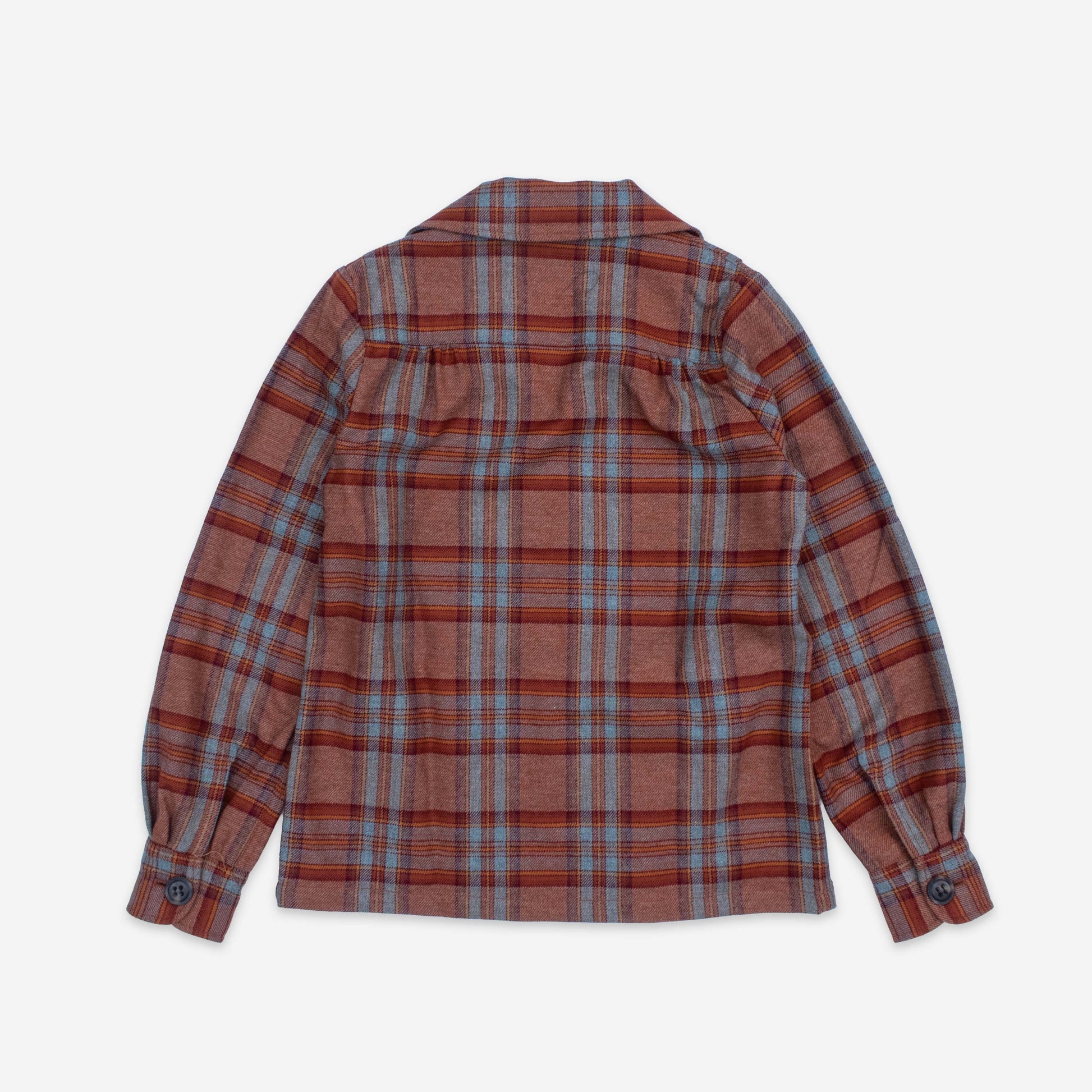Womens Original 49ers Wool Jacket - Brick Multi Plaid