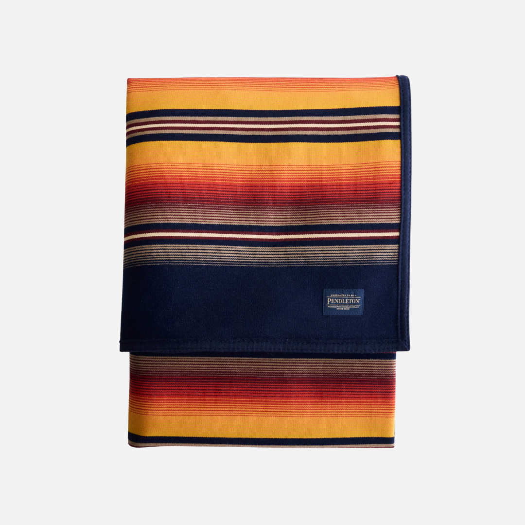 Serape Robe - Navy