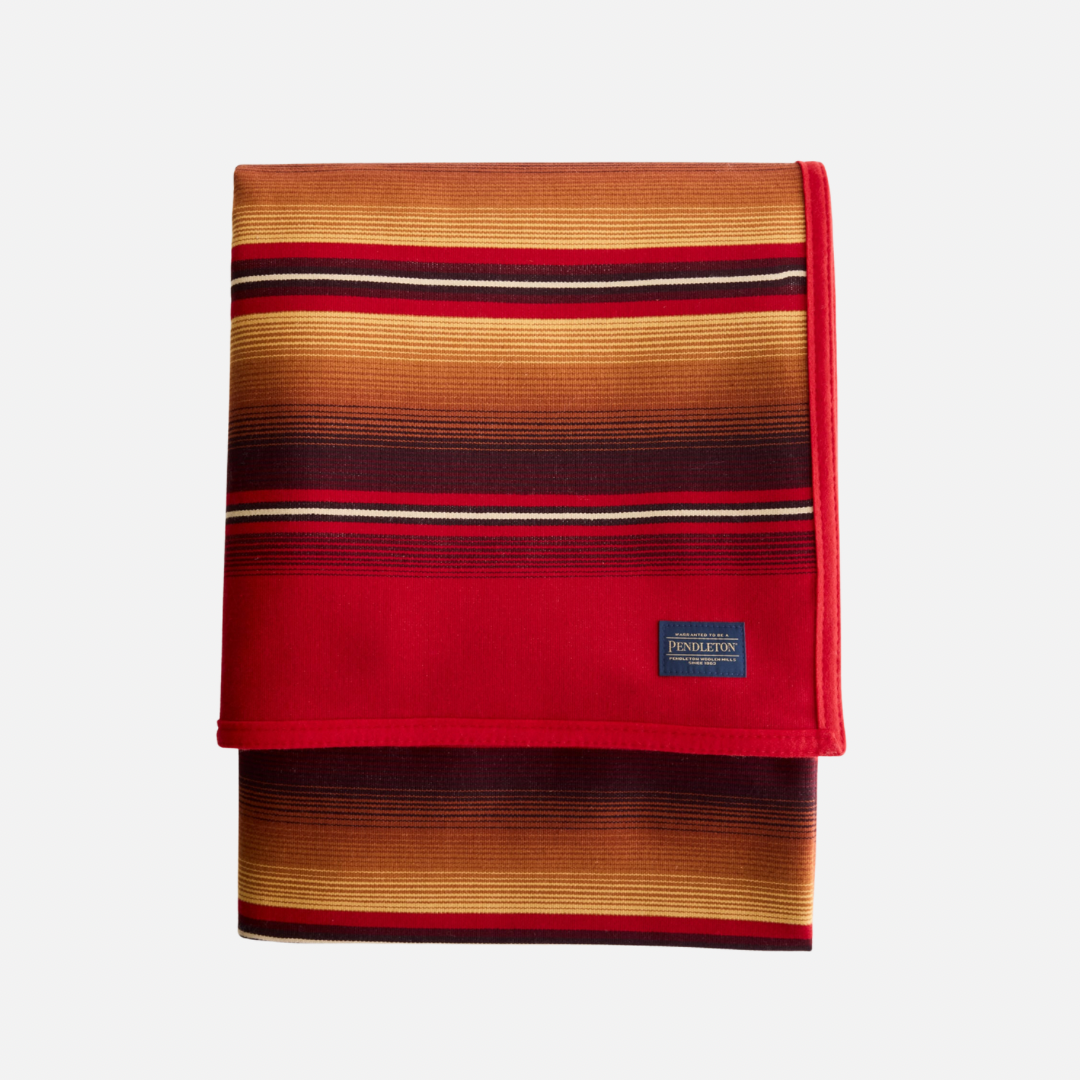 Serape Robe - Scarlet