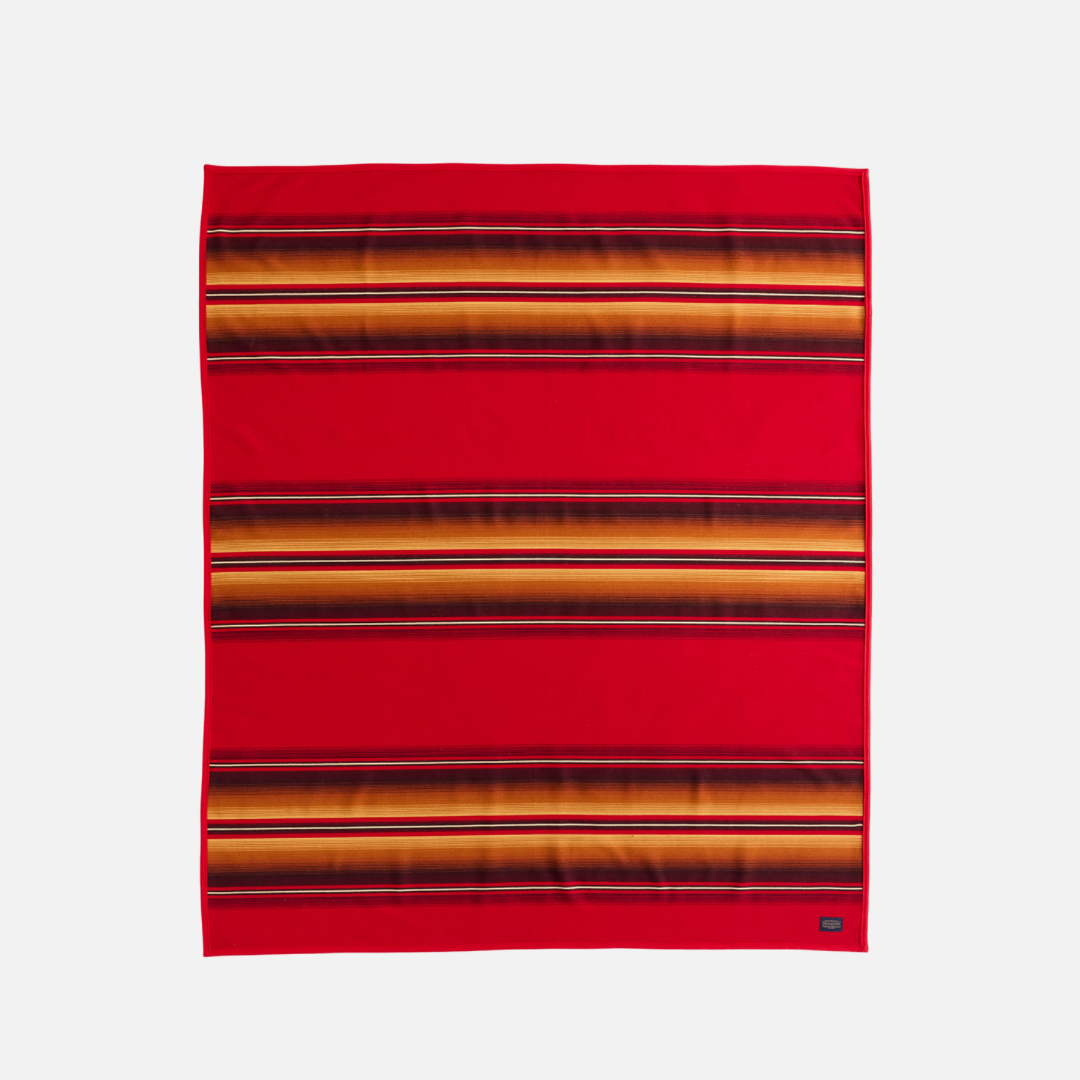 Serape Robe - Scarlet