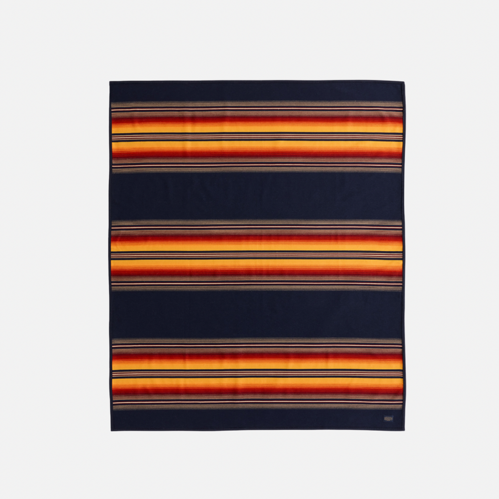 Serape Robe - Navy