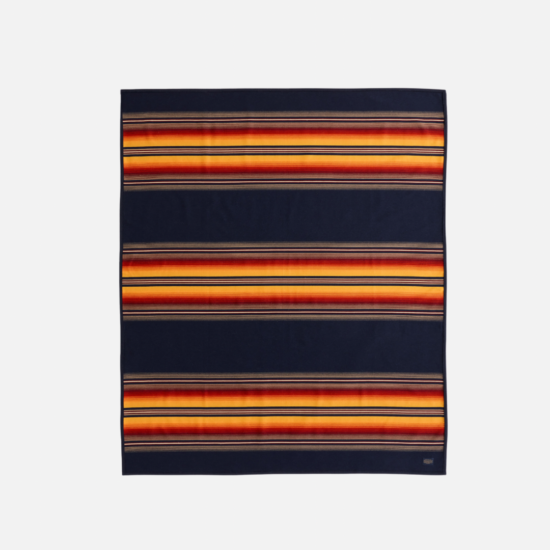 Serape Robe - Navy