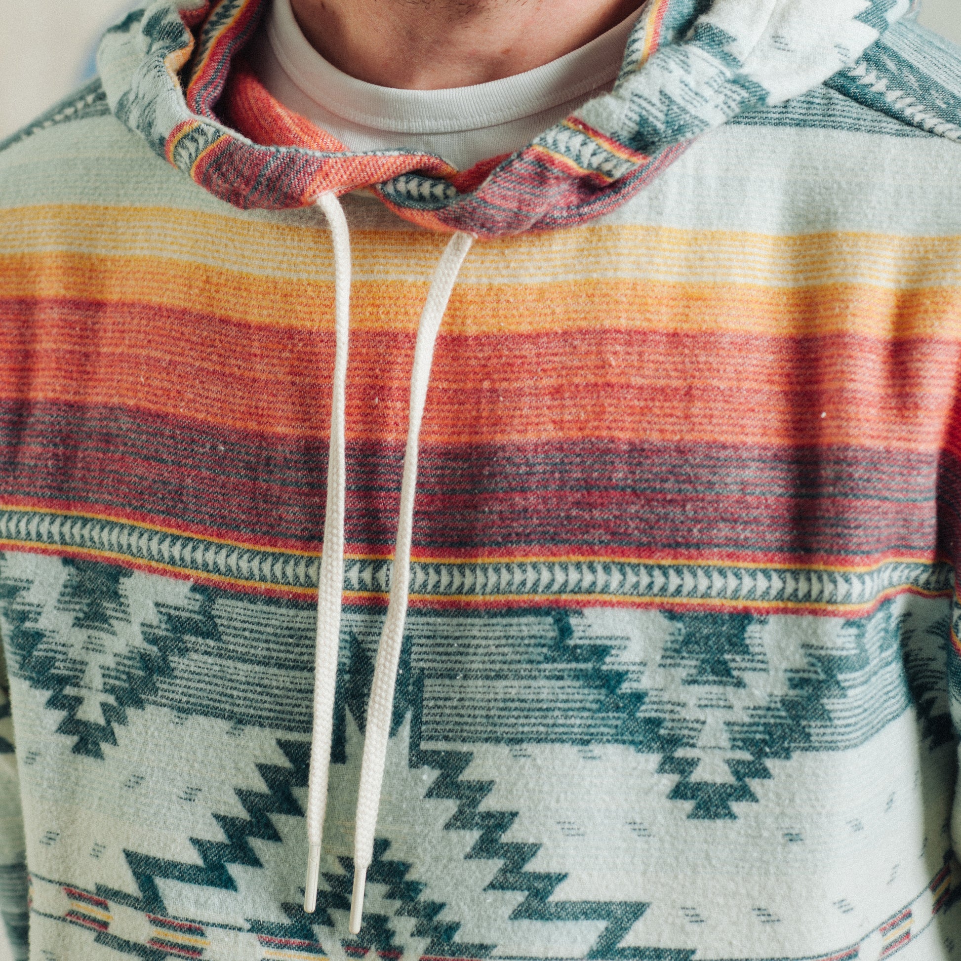 Chamois Beach Hoodie - Saltillo Stripe
