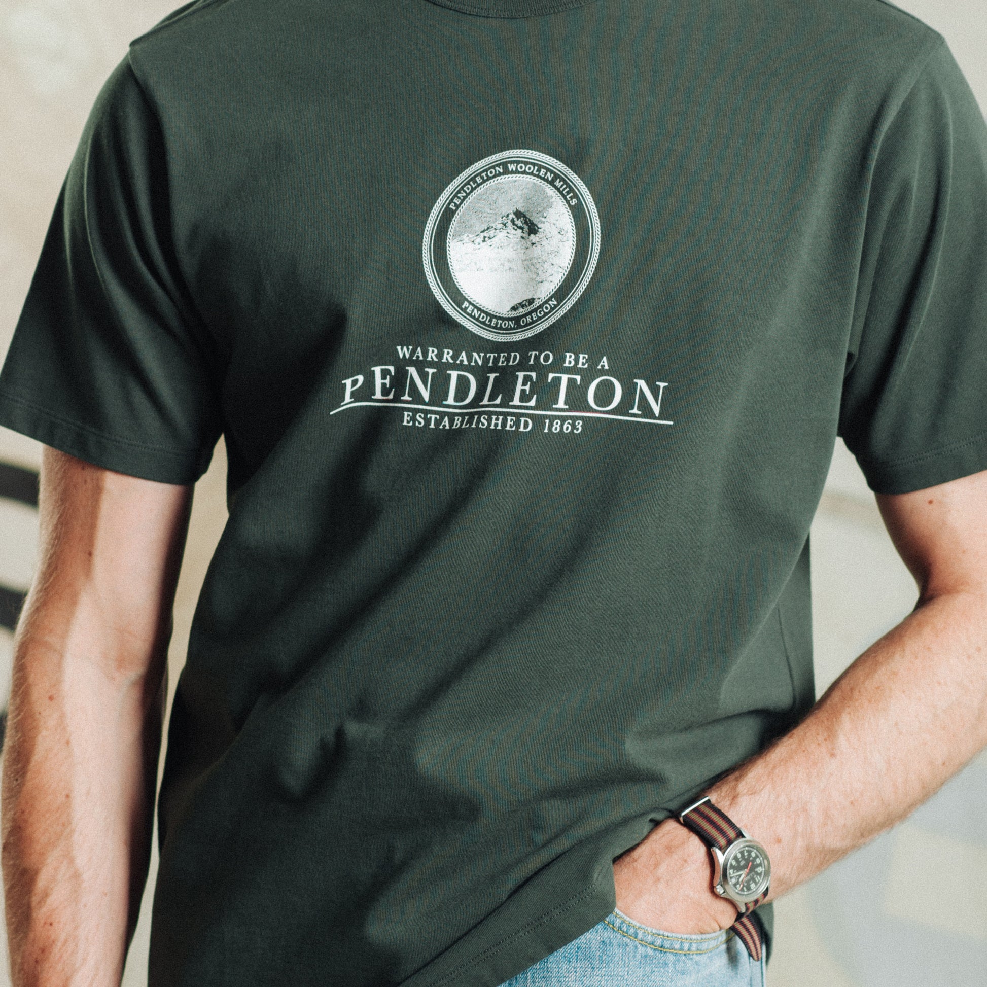 Collegiate T-Shirt - Dark Green
