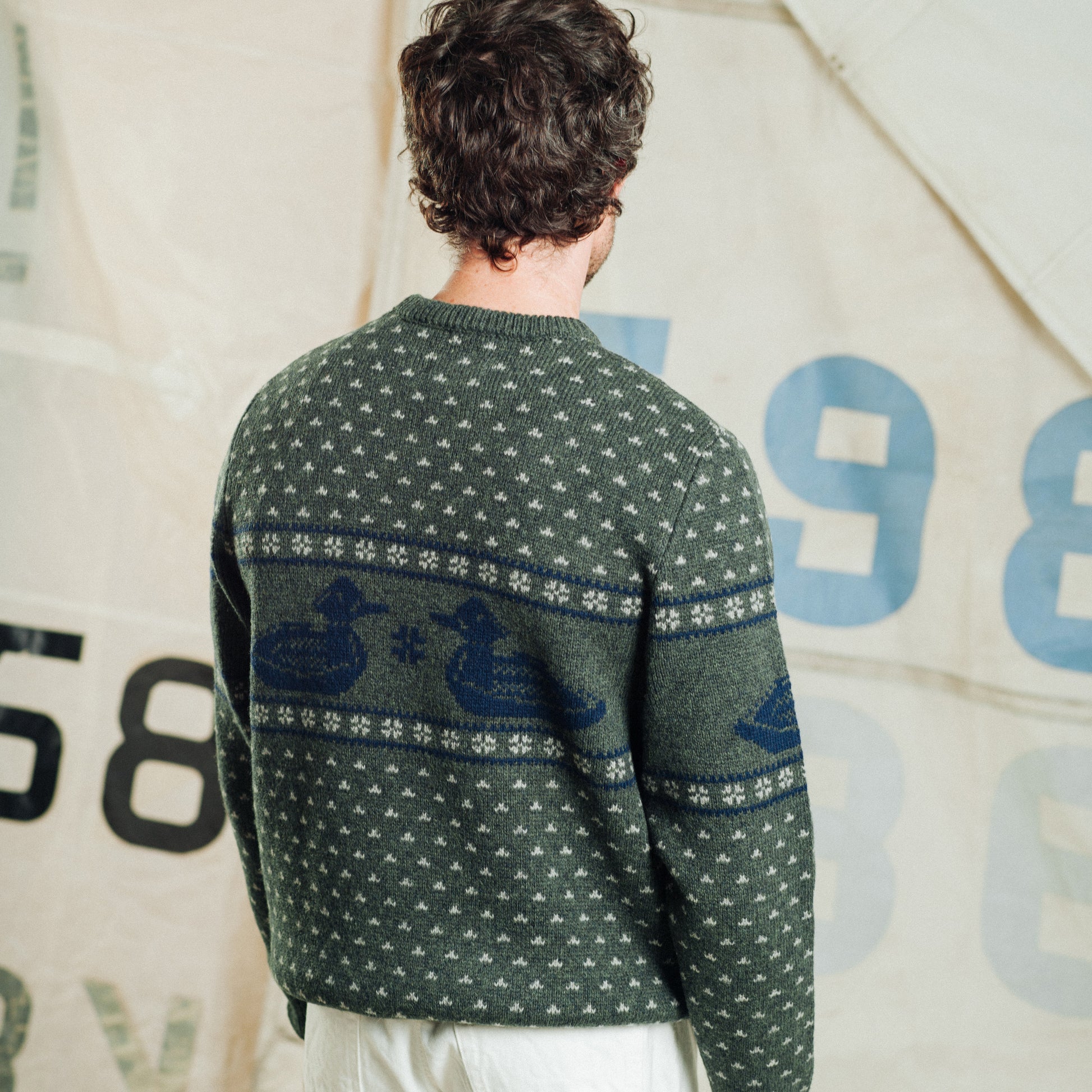 Duck Sweater - Green