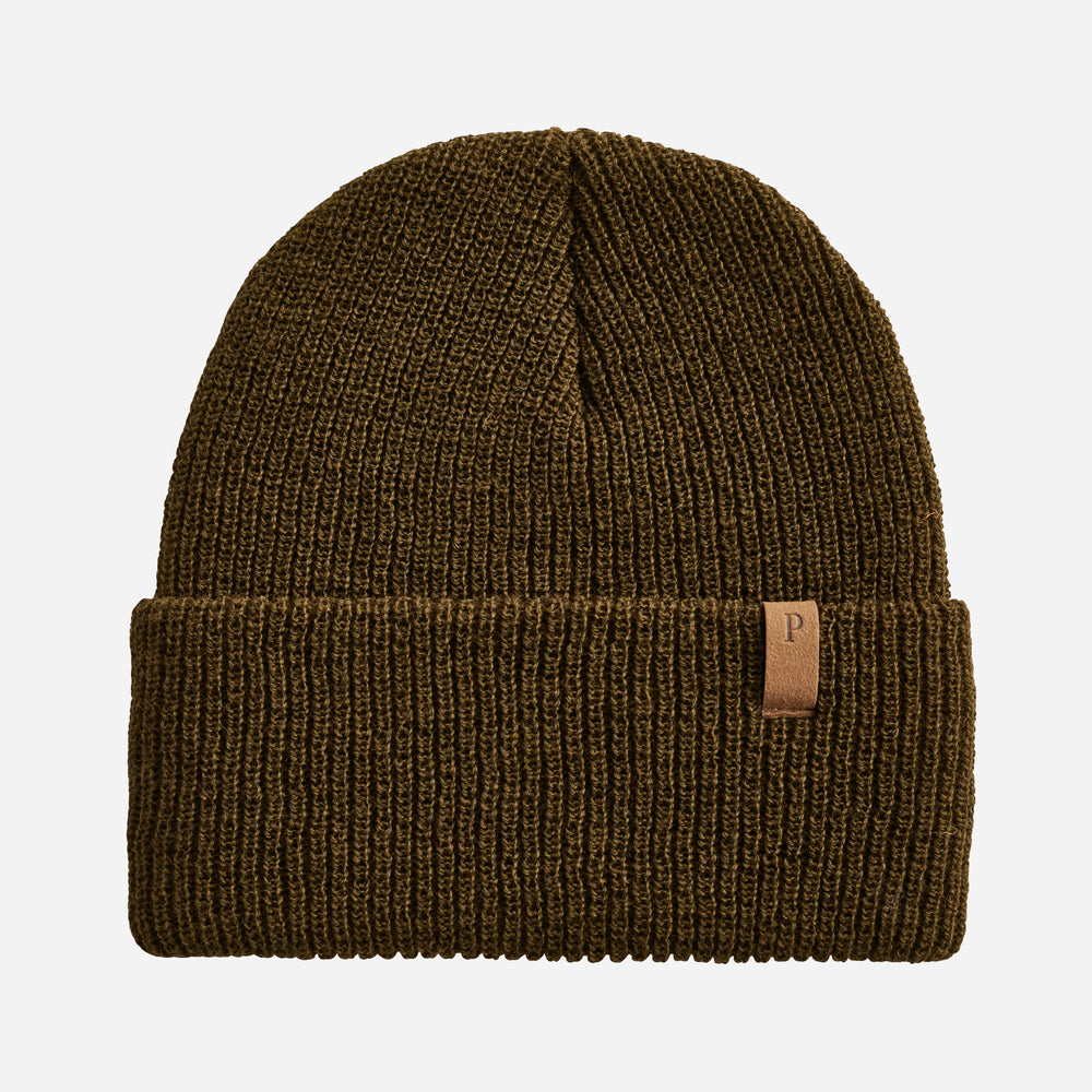 Casquette de montre en laine - Vert armée