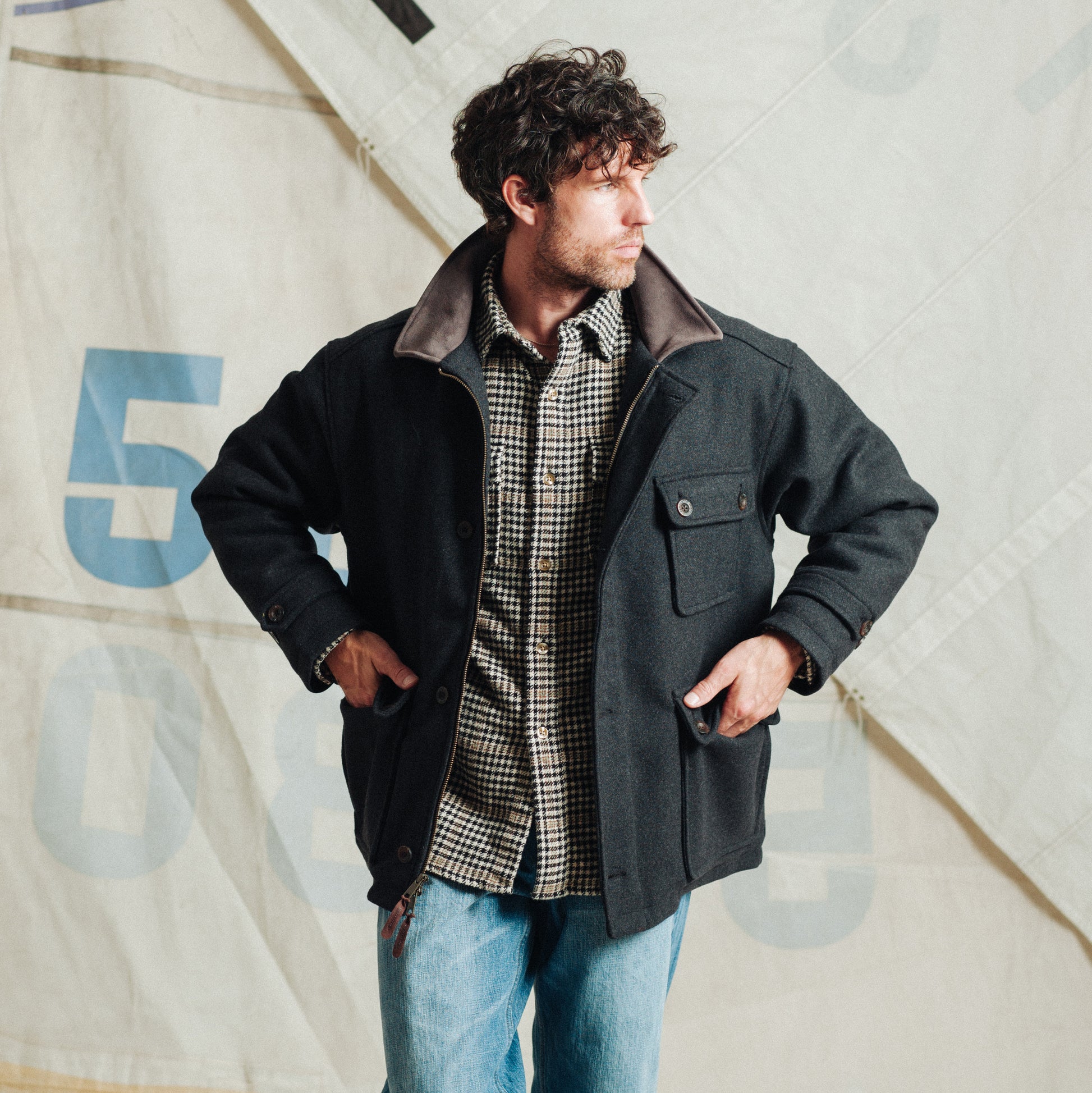 Hunting Jacket - Charcoal