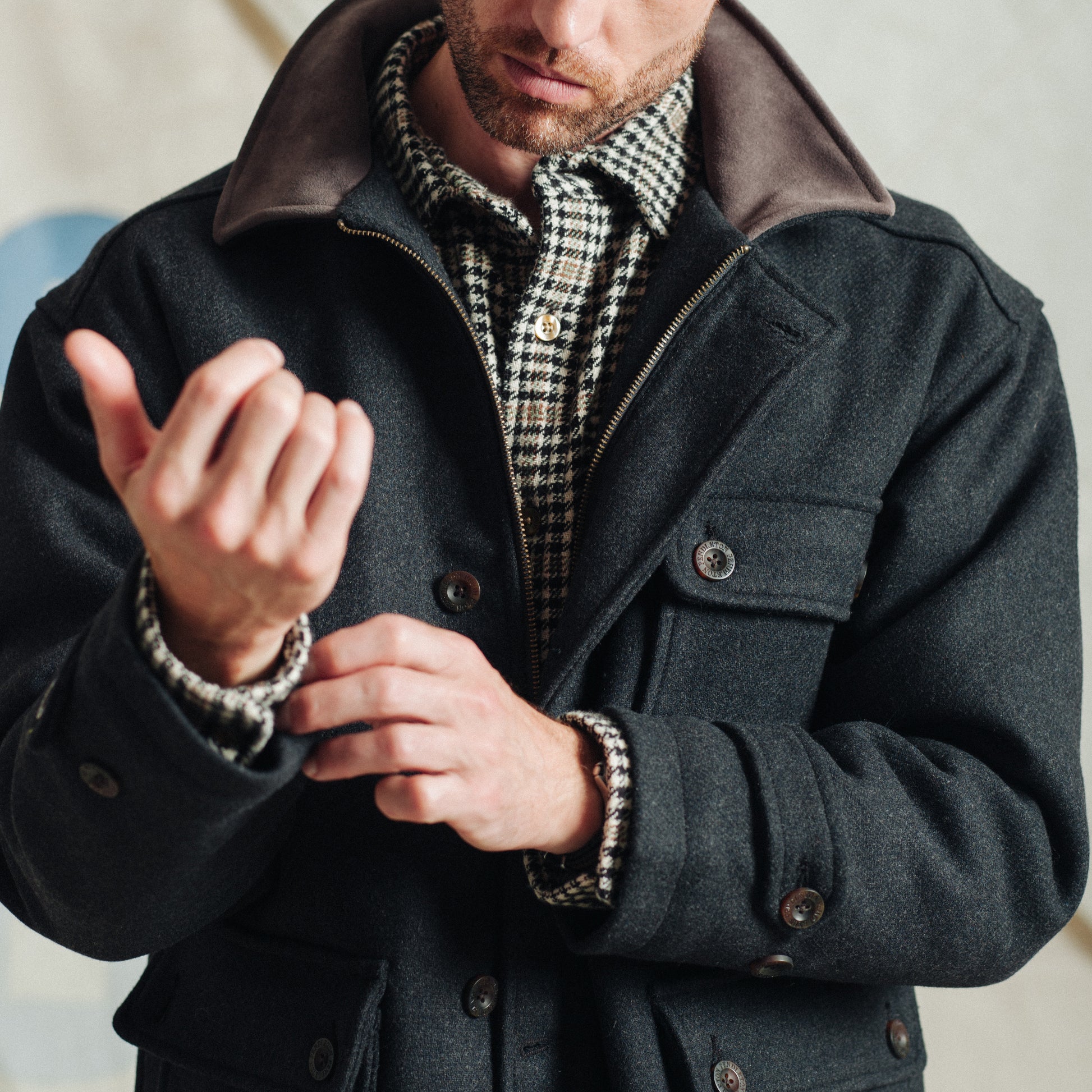 Hunting Jacket - Charcoal