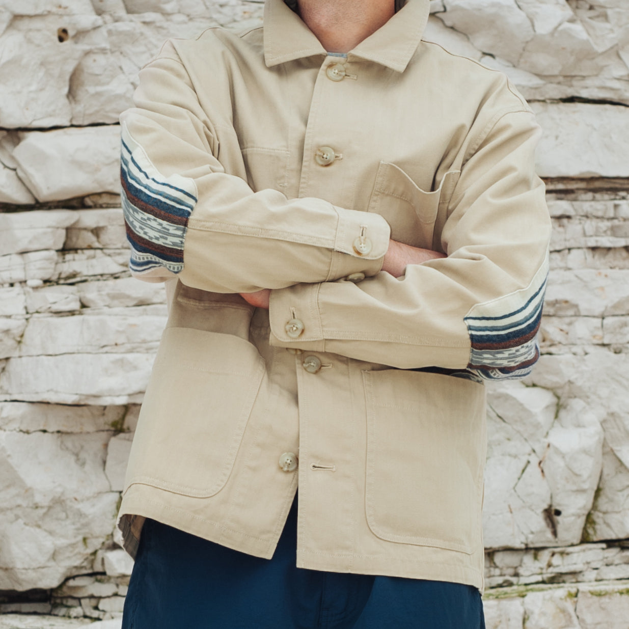 Patchwork Chore Jacket - Mojave