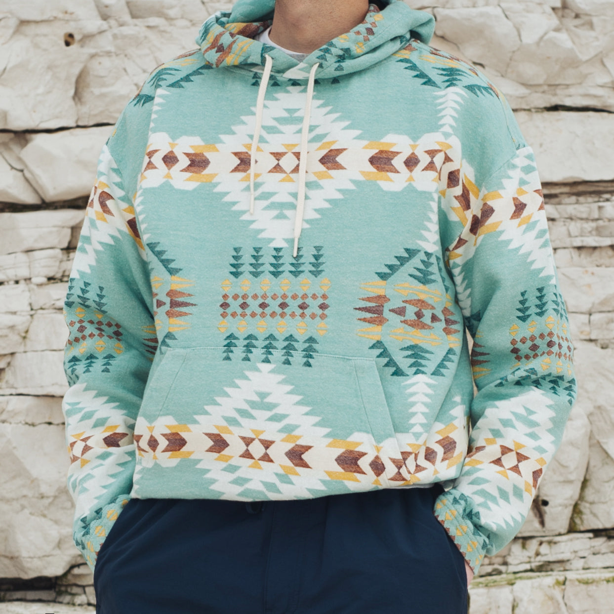 Jacquard Beach Hoodie - Rancho Arroyo