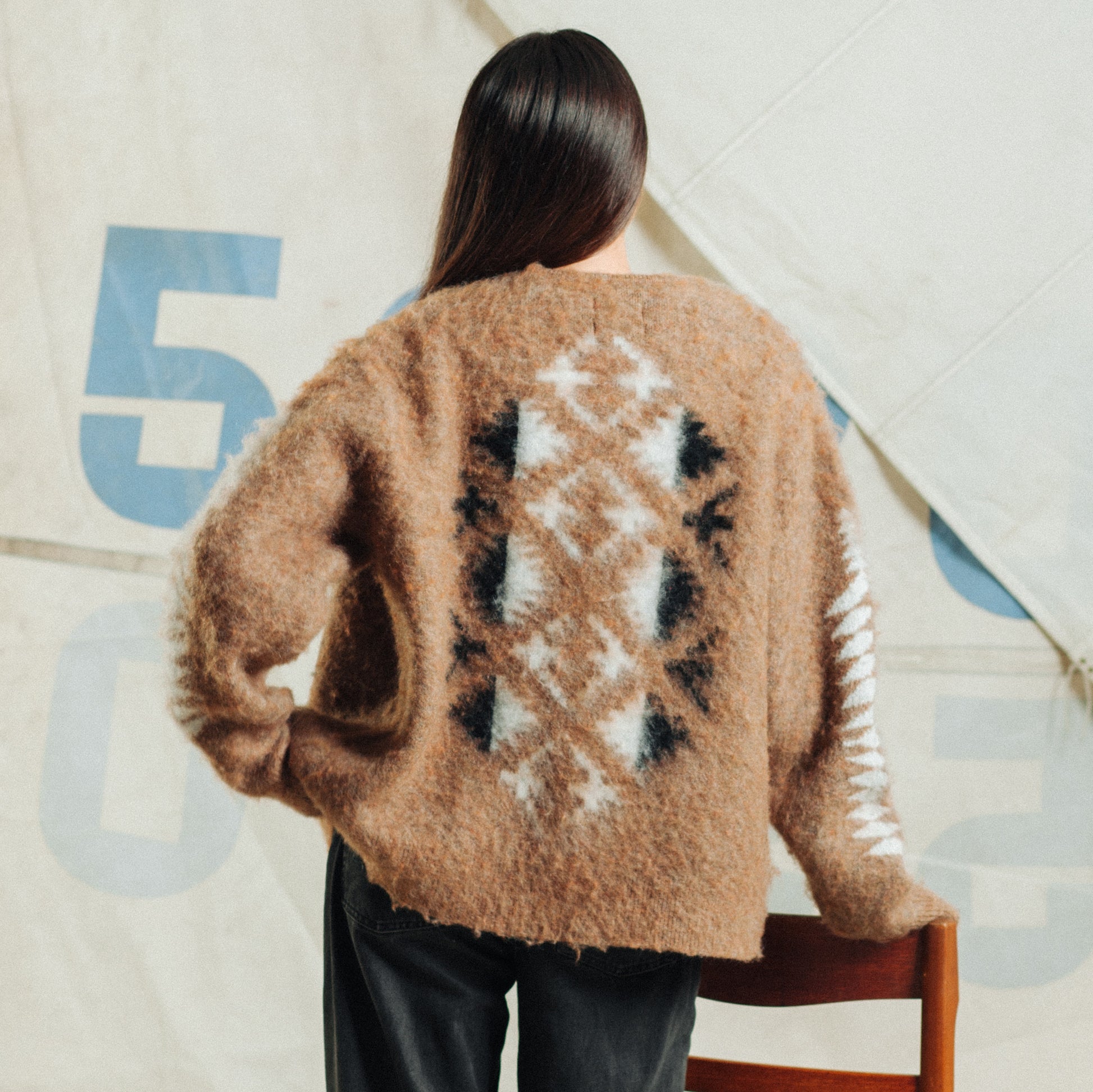 Women's Mohair Cardigan - Spider Rock