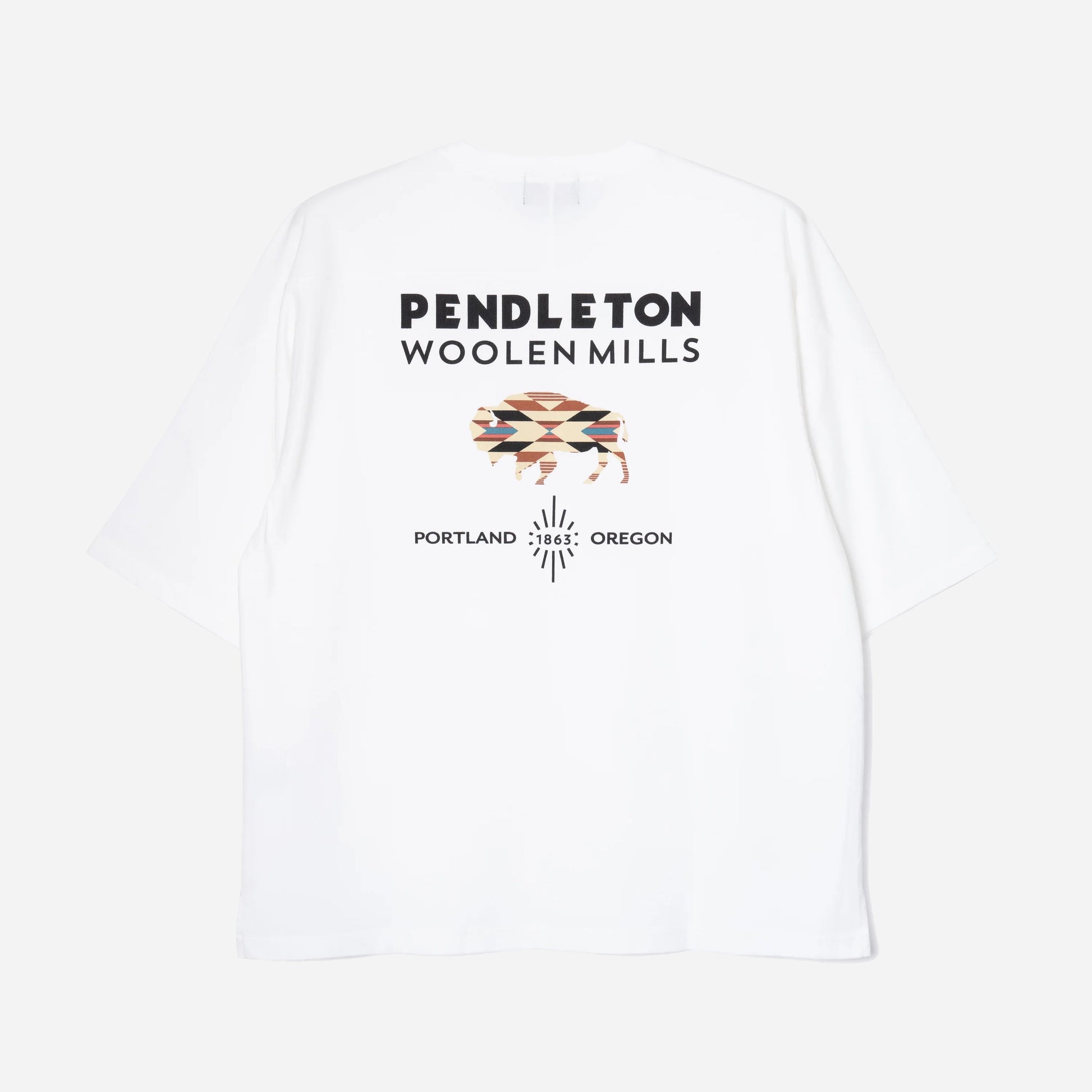 Garment Dye Football T-Shirt - Off White