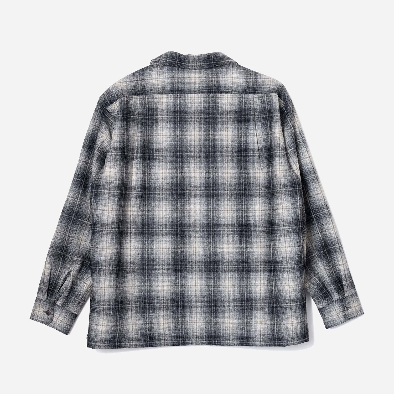 Crafted In Japan Wool Shirt - Grey/Black