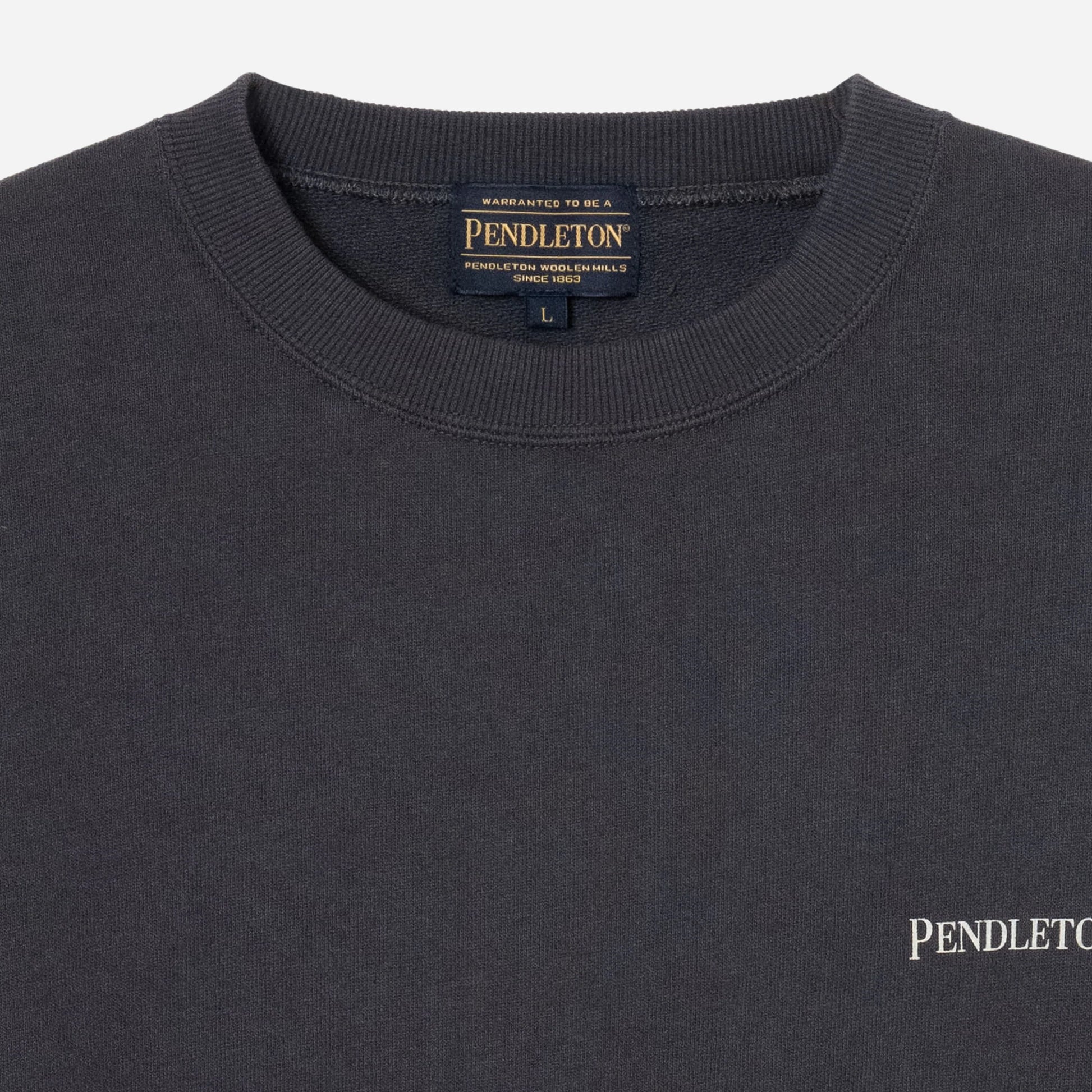 Back Print Sweatshirt - Slate Grey