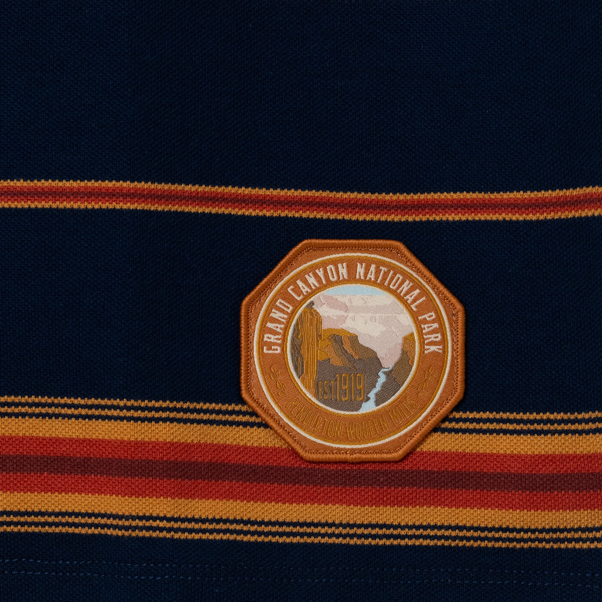 National Park Pique Boarder T-Shirt - Grand Canyon