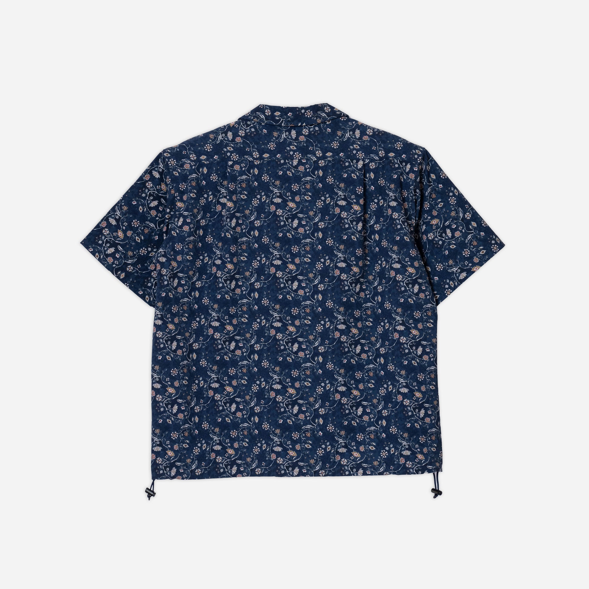 Open Collar Shirt Jacket - Navy Moonbeam