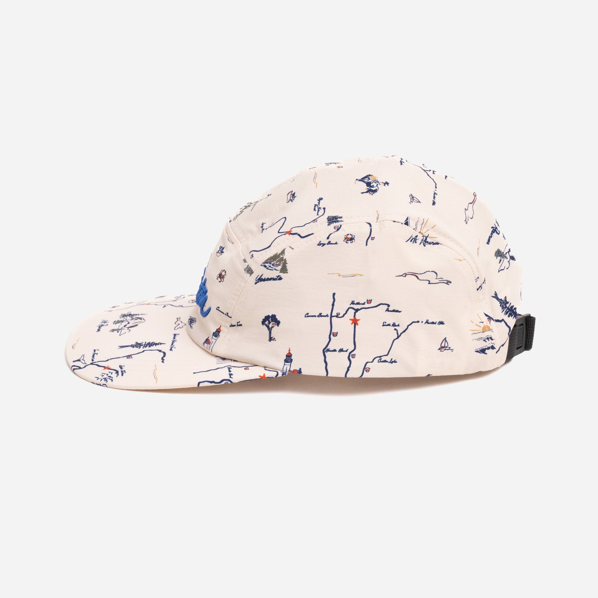 Jet Cap - Batik Floral Ecru