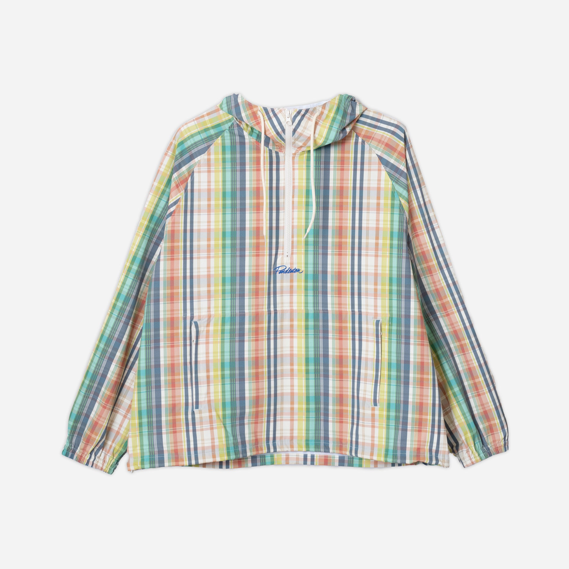 Popover Anorak - Green/Ivory Madras
