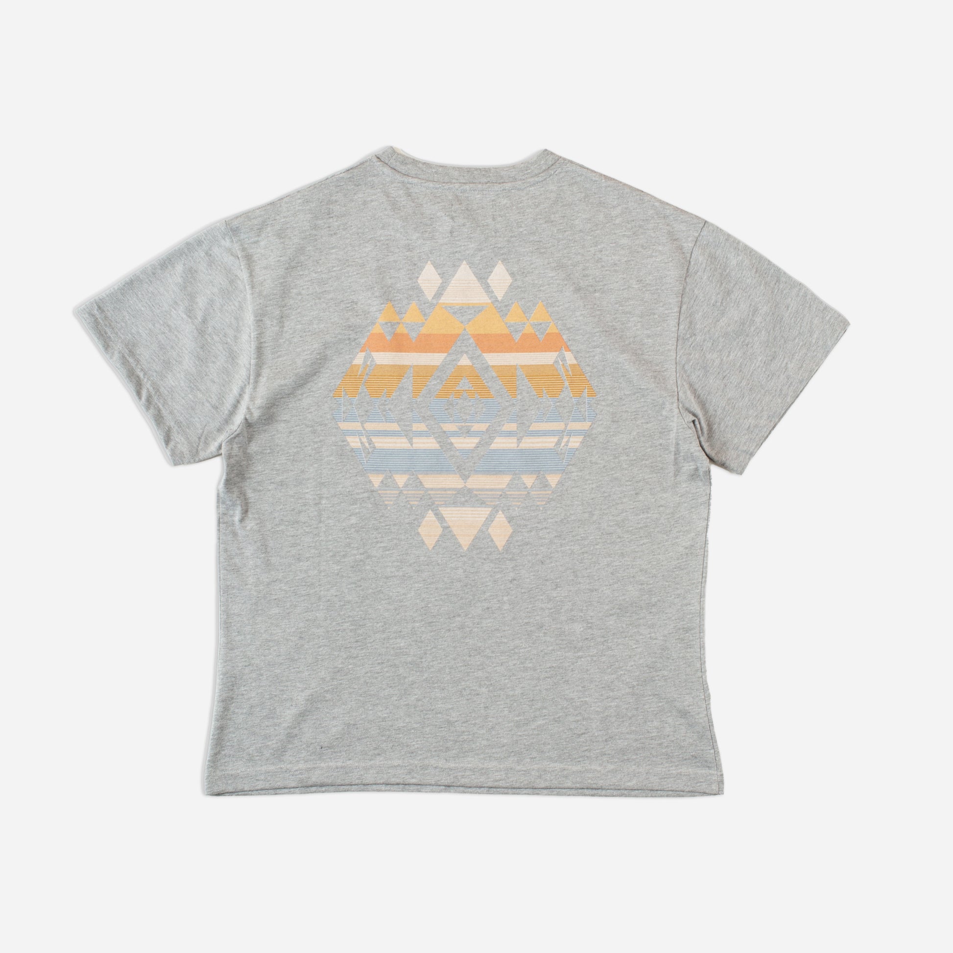 Agate Beach Tee - Heather Grey/Beach Agate