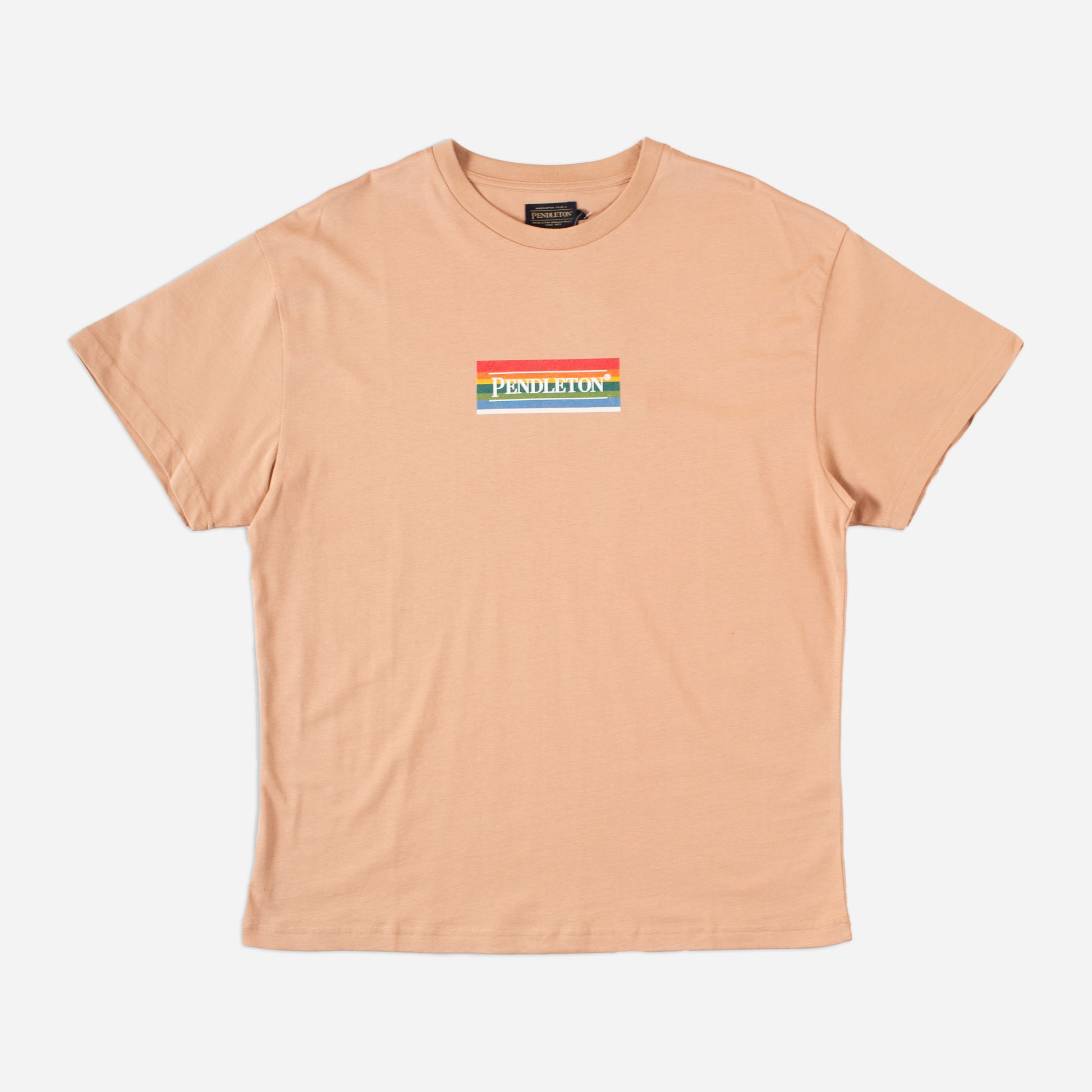 T-shirt Box - Cheval kaki/gris