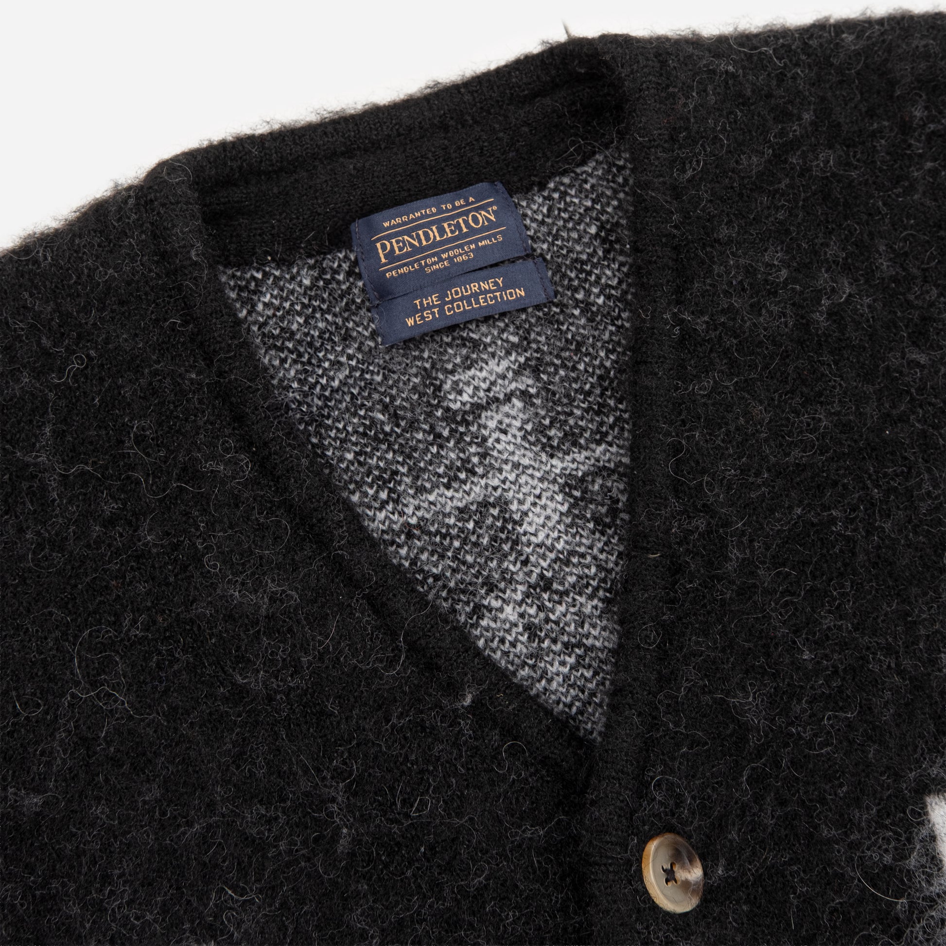 Mohair Cardigan - Los Ojos Black