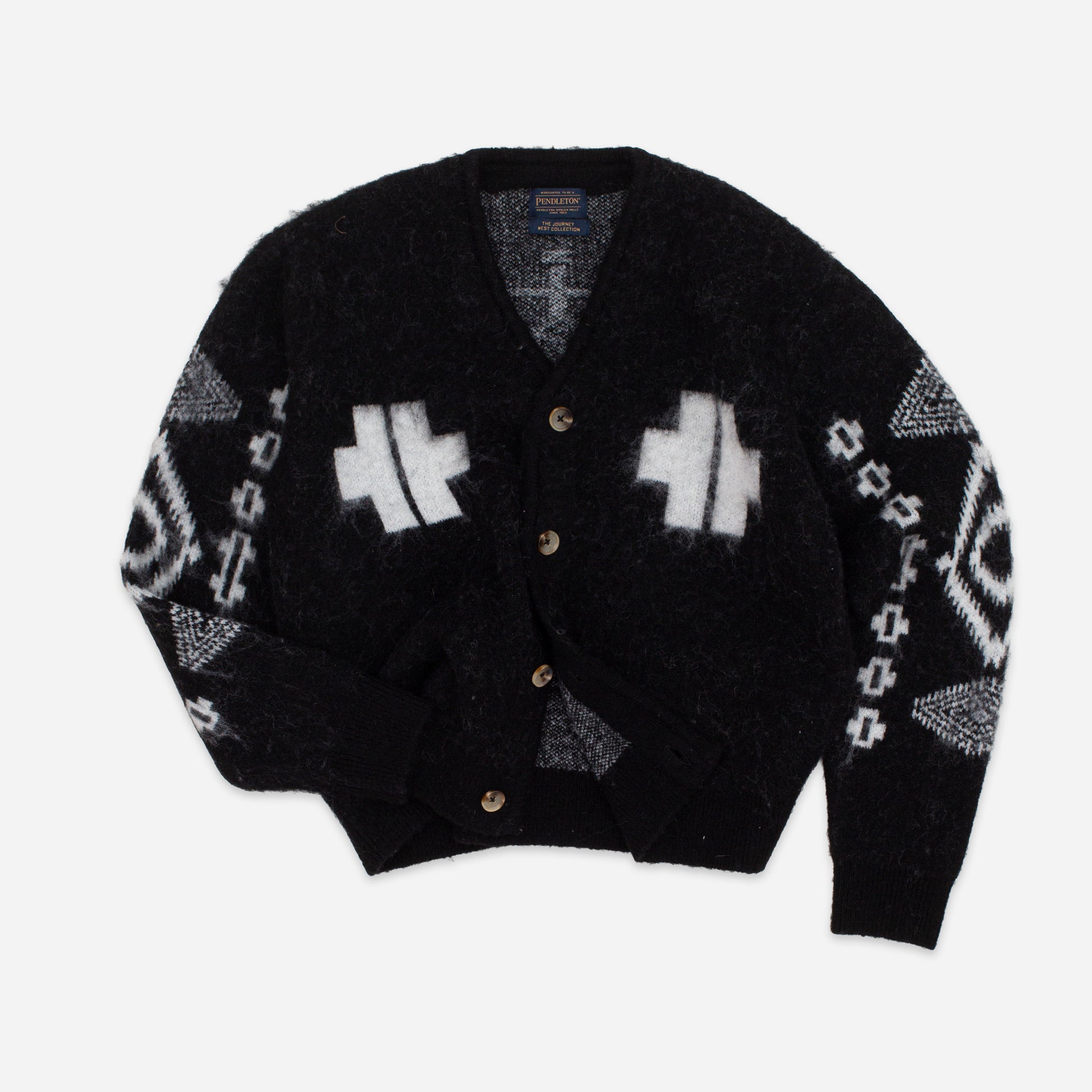 Mohair Cardigan - Los Ojos Black