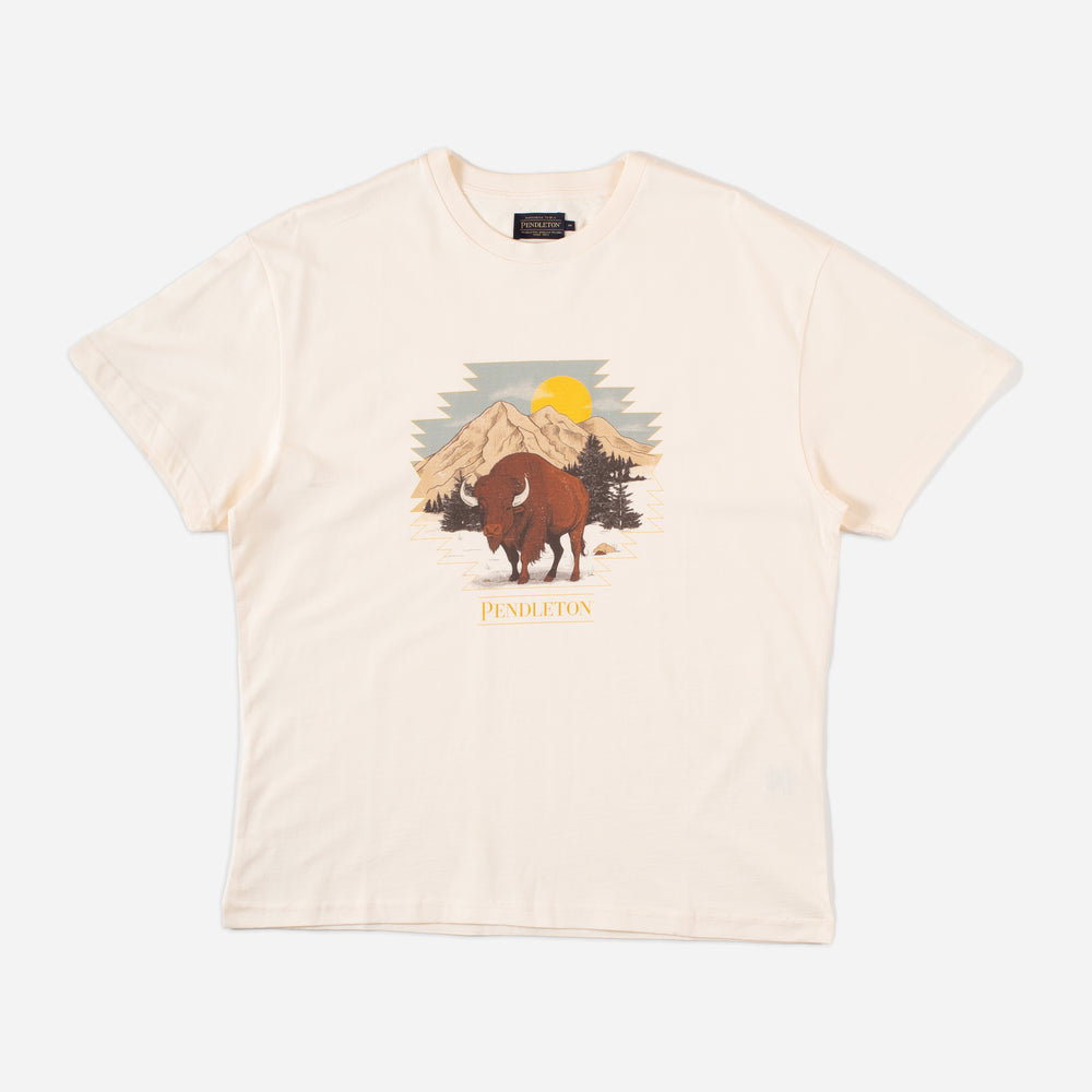 Buffalo T-Shirt - Weiß